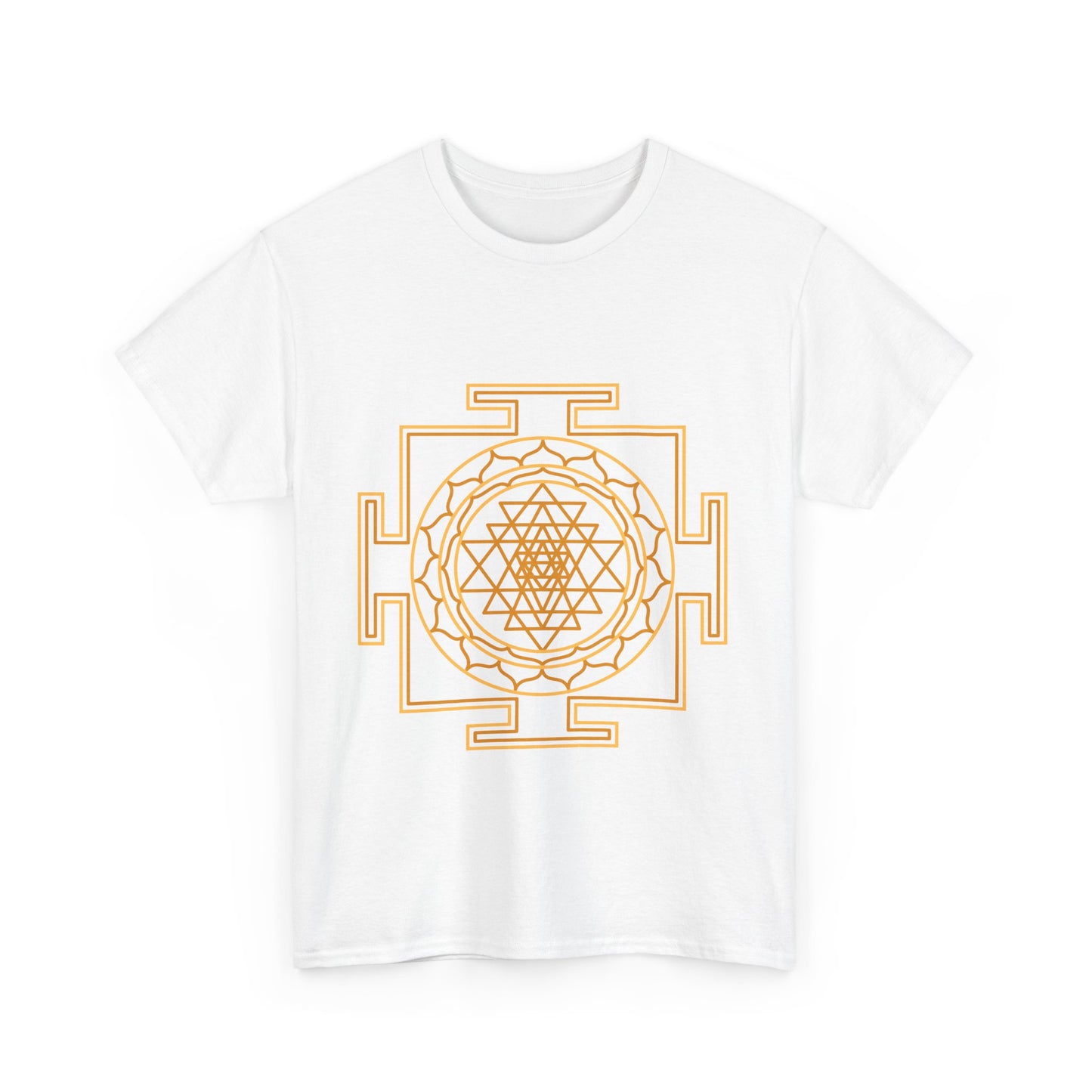 Sri Chakra, Shri Yantra Tee shirt, Graphic Tees, Yoga Wear, Zen, Spiritual, Meditation Gifts Unisex Heavy Cotton Graphic Tee T-Shirt