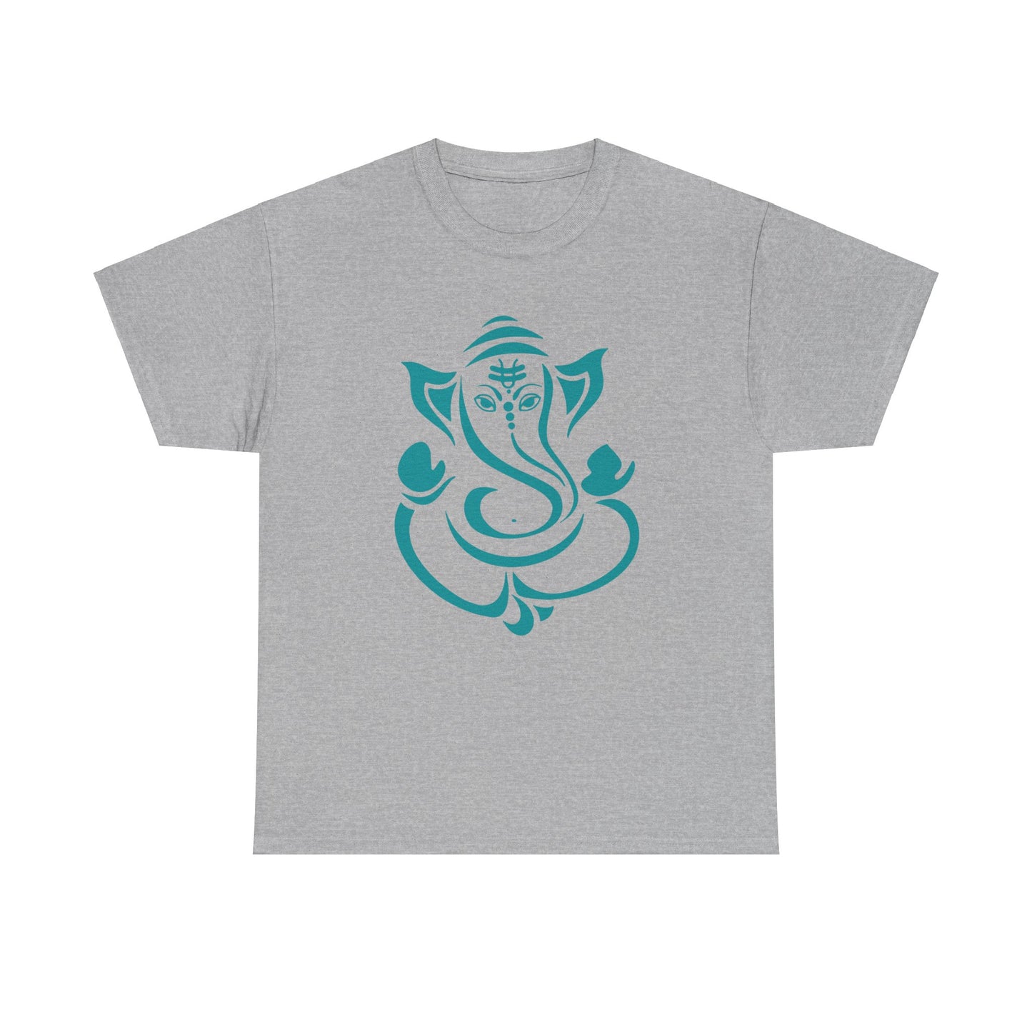 Copy of Ganesha, Remover of Obstacles. Cutout Ganesha Yoga, Zen, Hindu Gifts Unisex Heavy Cotton Tee T-Shirt