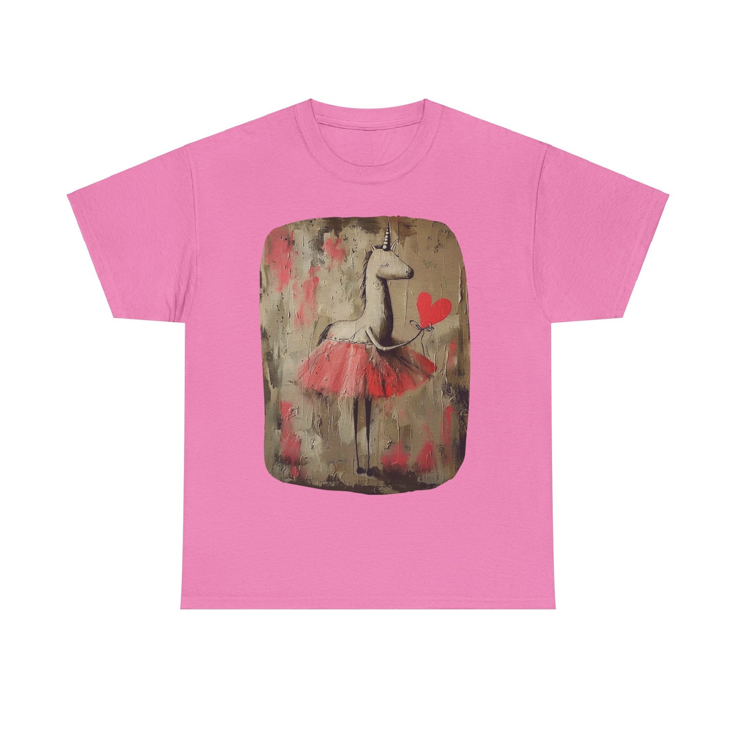 Ballerina Unicorns (Ver 2) Unicorn Lovers Graphic Tee Unisex Heavy Cotton Tee T-Shirt