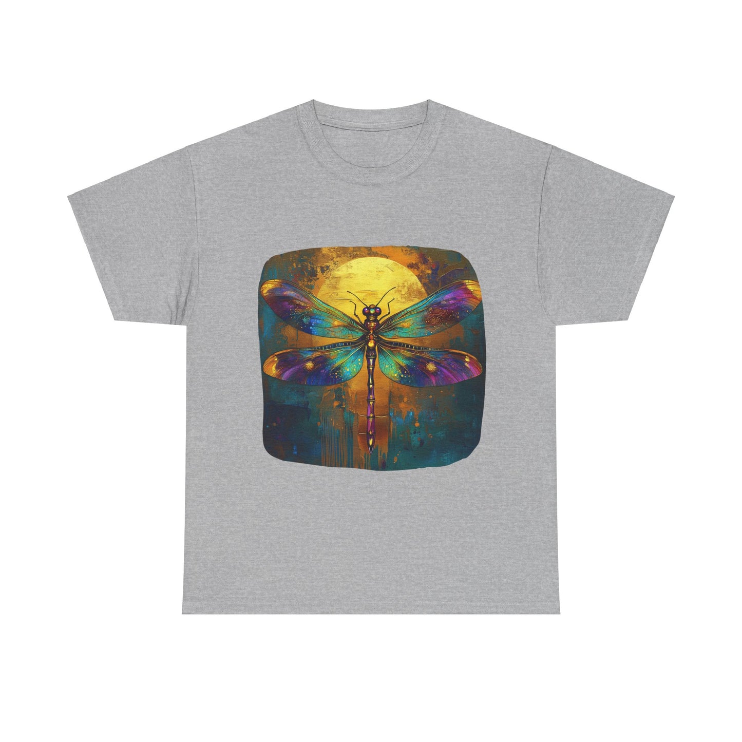 Gilded Dragonfly, Dragonfly Lover - Dragonfly Gift Unisex Heavy Cotton Tee T-Shirt