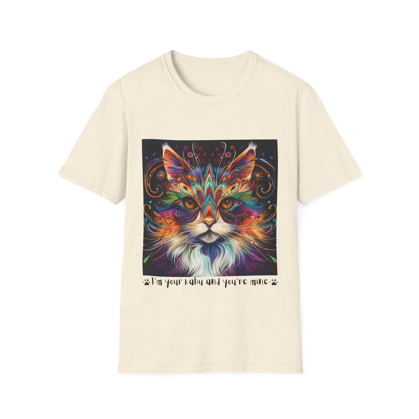 KAHU Cat Shirt, "I'm your Kahu and you're mine" Kahu, Cat Lover's Graphic Tee Graphic Unisex T- Shirt, T-Shirt Cat Lovers Gift Softstyle T-Shirt Tee Teeshirt Stylized Cat