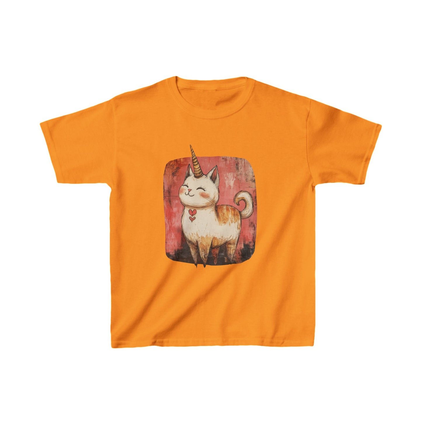 Kids Kitty Cat Unicorns Graphic Tee- Kids Graphic Tee - Adorable Cat Unicorn Design for Young Cat and Unicorn Lovers