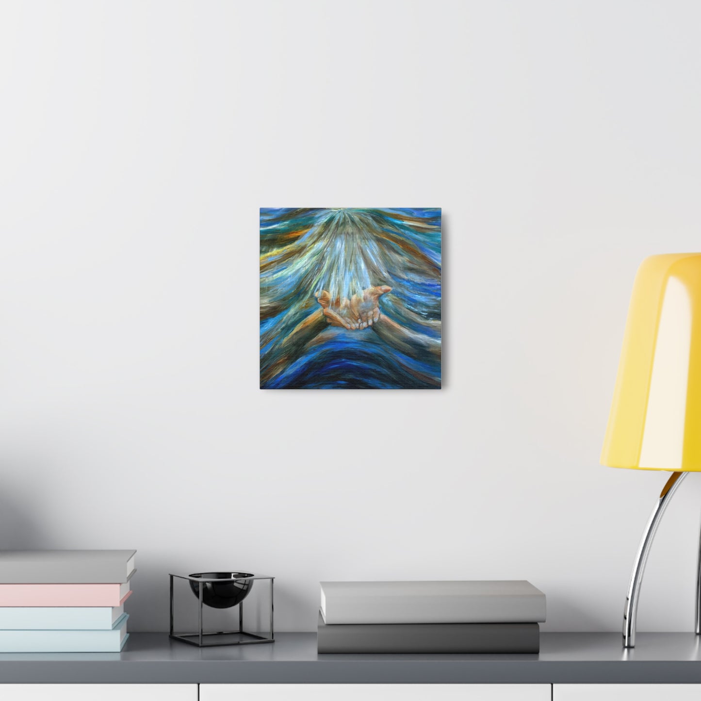 Reiki, Hands of Grace, Hands of Light, Creation, Spiritual, Religious Wall Art, Canvas Gallery Wraps, Wall Print Art Oil Painting,