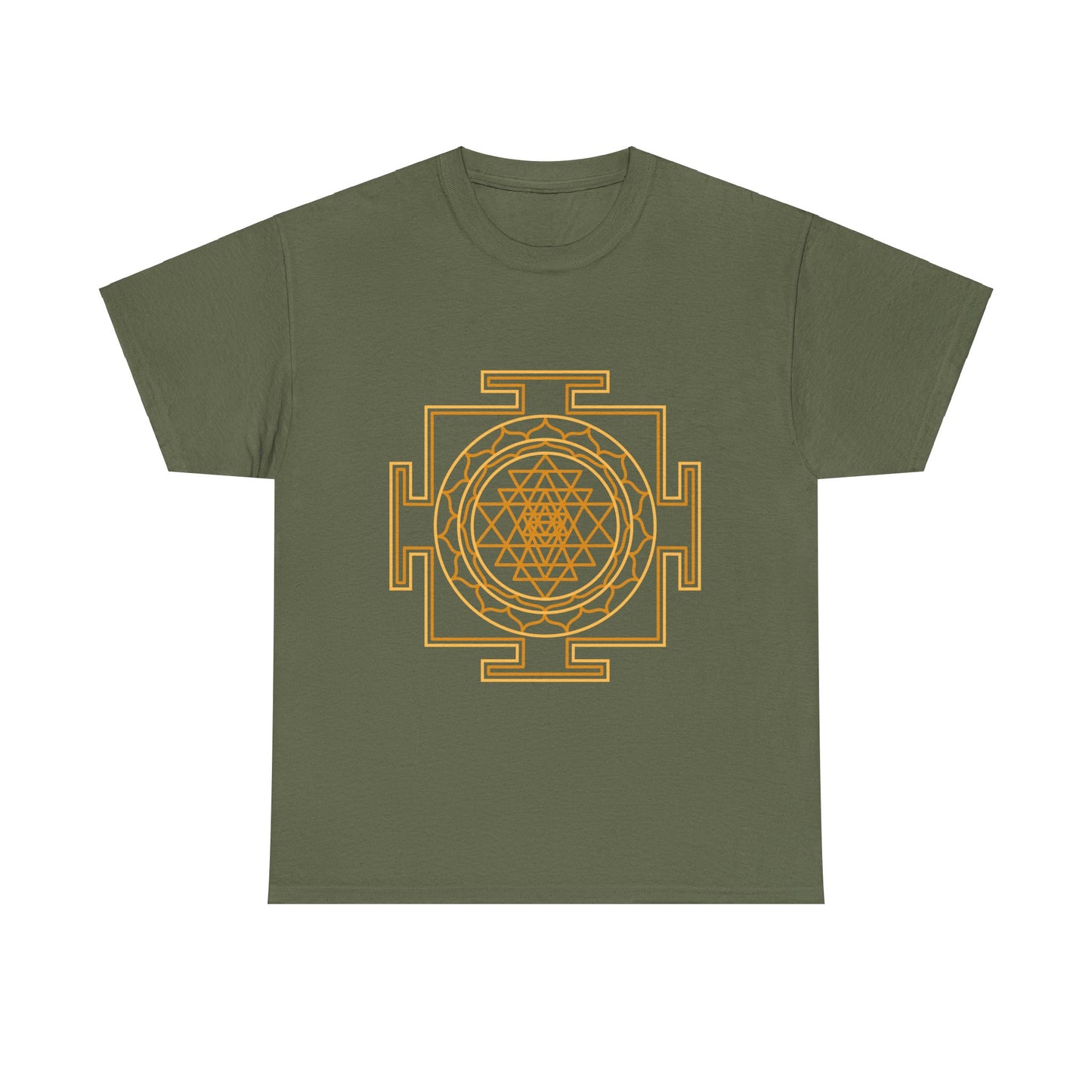 Sri Chakra, Shri Yantra Tee shirt, Graphic Tees, Yoga Wear, Zen, Spiritual, Meditation Gifts Unisex Heavy Cotton Graphic Tee T-Shirt