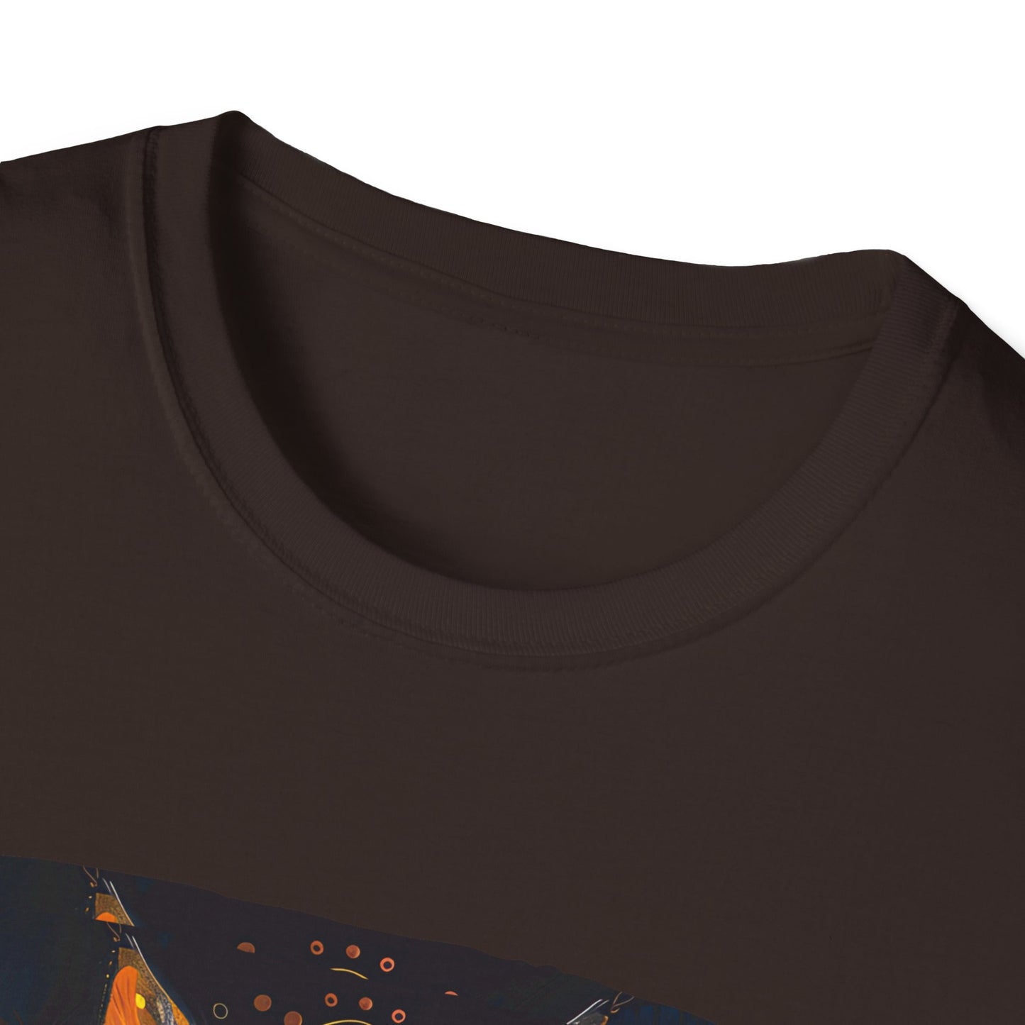 Mani Padme Meow (Version 2) - Meditating Cat Shirt, Cat Lover's Graphic Tee Graphic Unisex T- Shirt, T-Shirt Cat Lovers Gift Softstyle T-Shirt Tee Teeshirt Stylized Cat