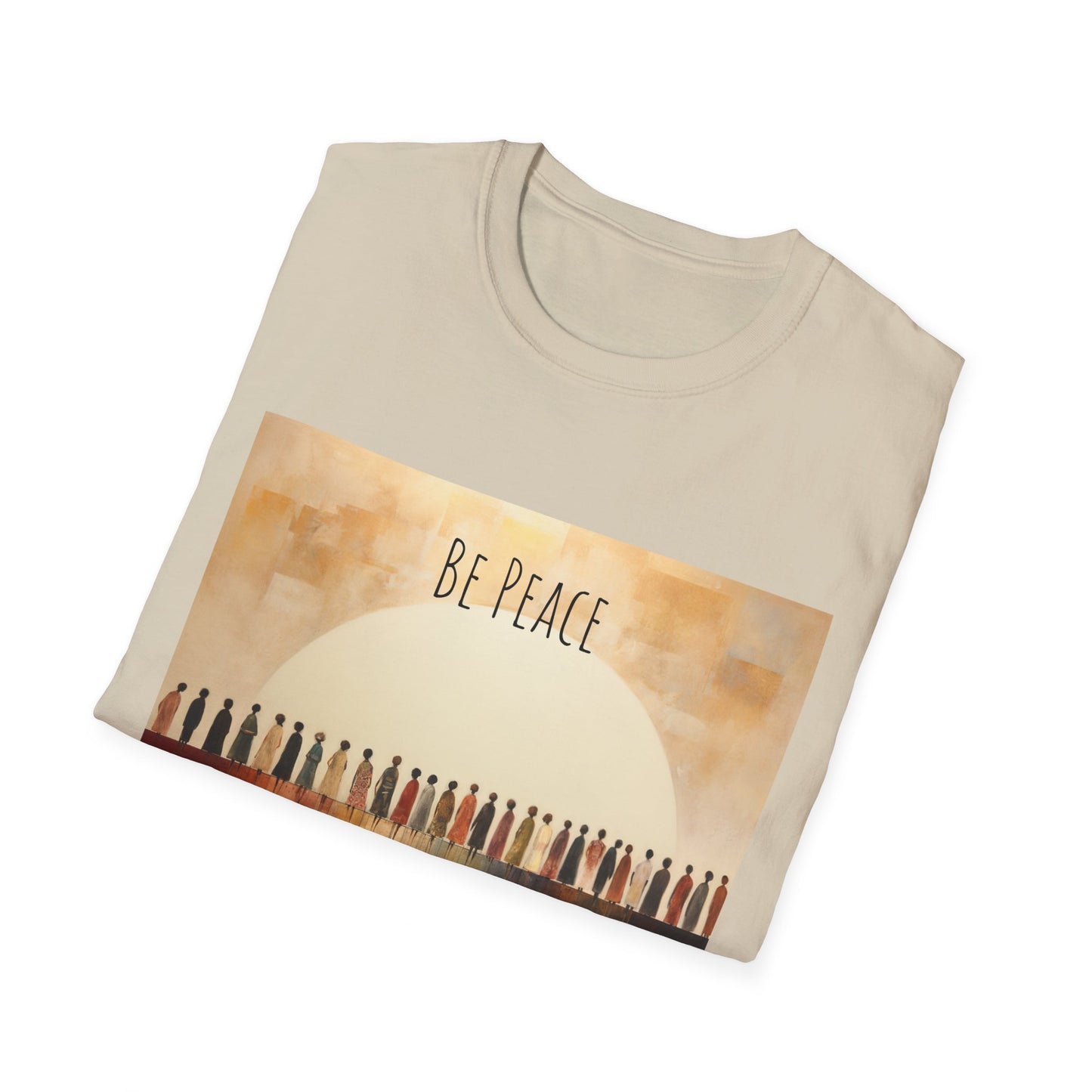 Peace Gift, Be Peace, Unisex Jersey Short Sleeve Tee Shirt, Peace on Earth Softstyle T-Shirt