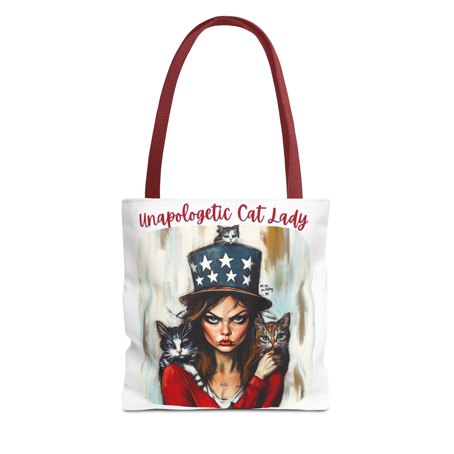 "Unapologetic Cat Lady" Childless Cat Lady Bag Childless Cat Lady Tote Bag (AOP)