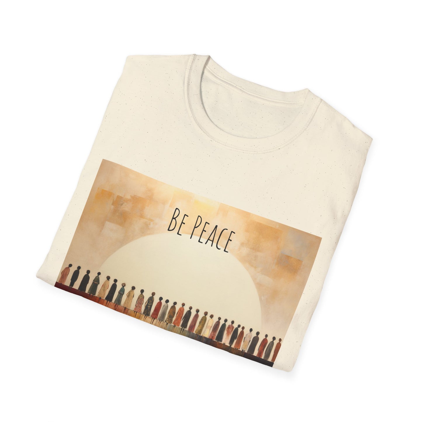 Peace Gift, Be Peace, Unisex Jersey Short Sleeve Tee Shirt, Peace on Earth Softstyle T-Shirt