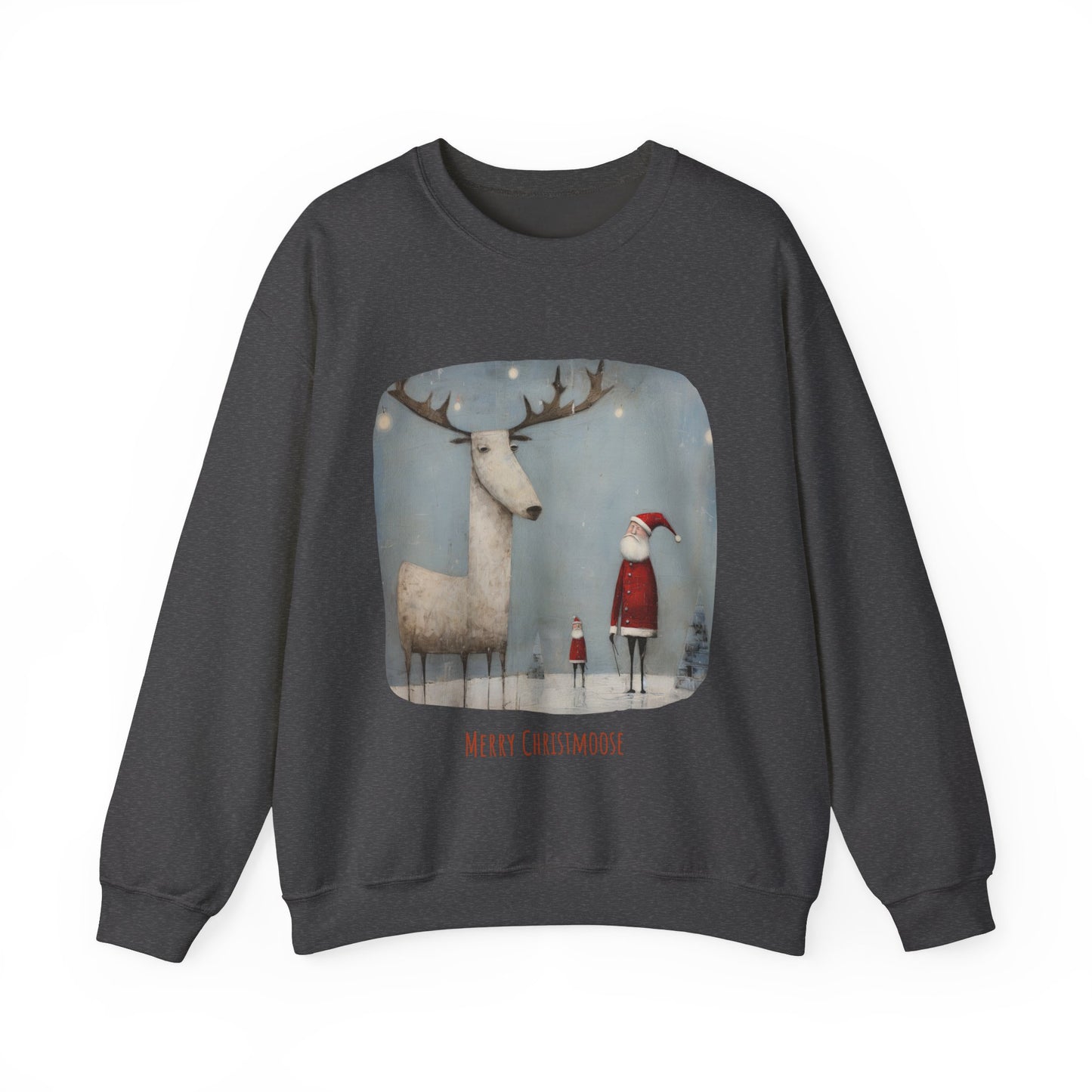 Merry Christmoose, Moose Holiday Sweatshirt, Moose Lovers Gift, Canada, Northern US Christmas Shirt Unisex Sweatshirt Sweat Shirt
