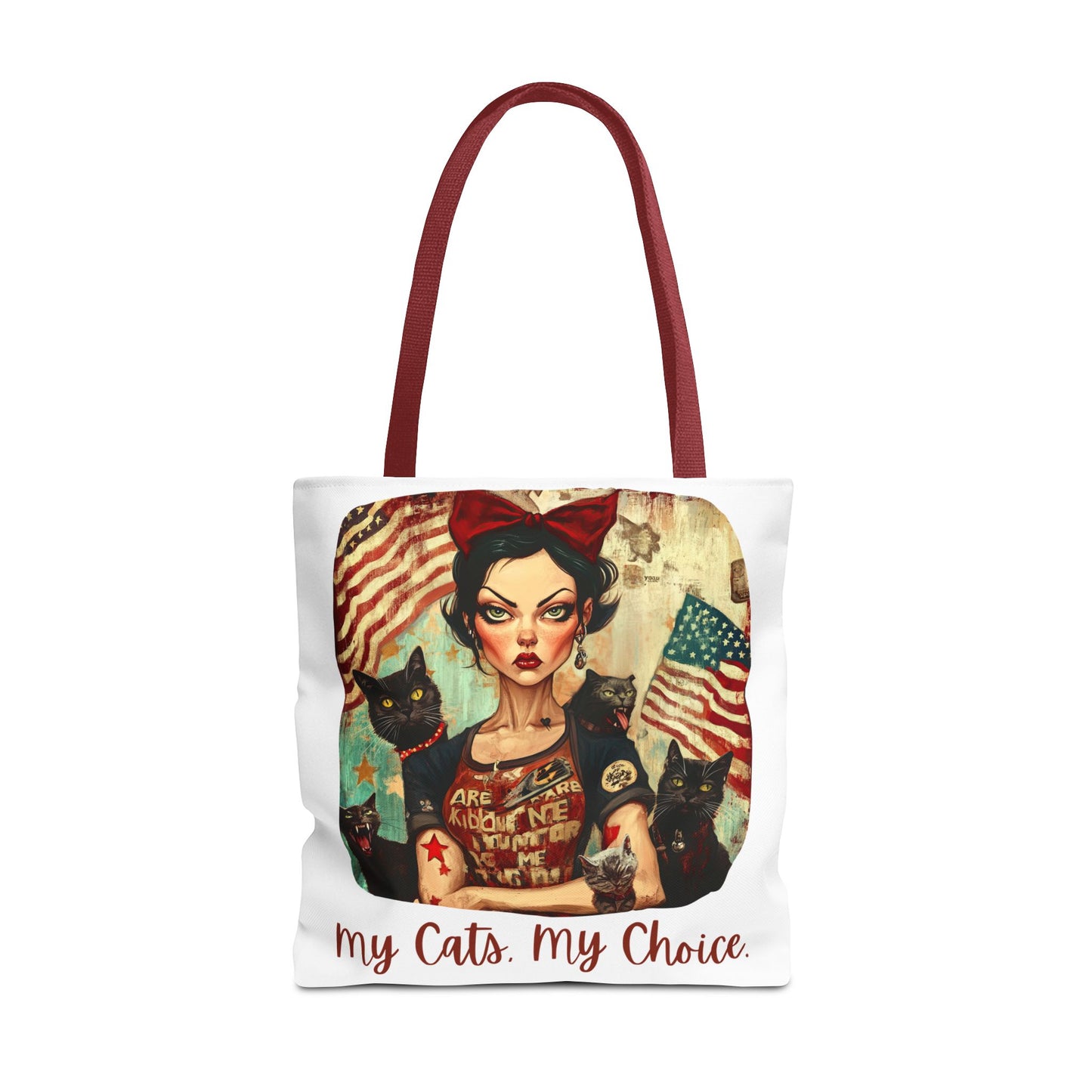 Childless Cat Lady "My Cats, My Choice" - Childless Cat Lady Tote Bag (AOP)