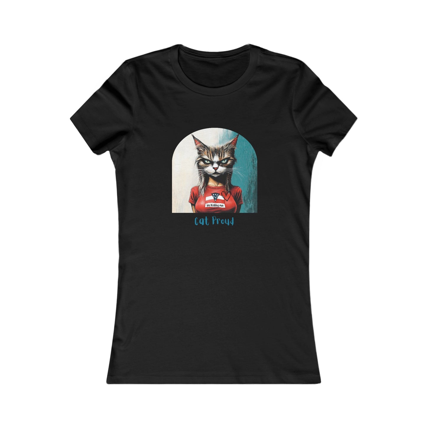 Childless Cat Lady Shirt - "Cat Proud" - T-shirt, Ladies Cut T's