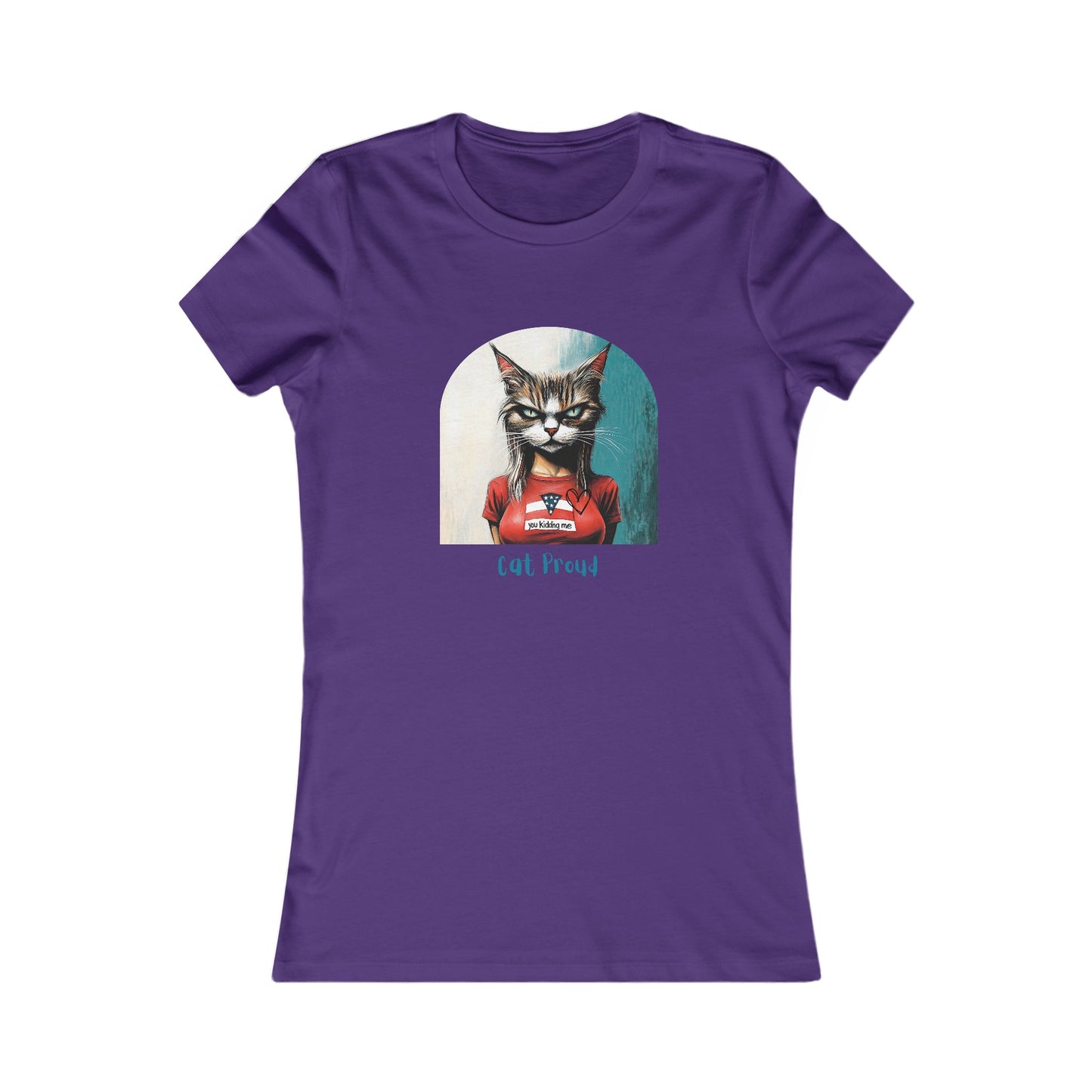 Childless Cat Lady Shirt - "Cat Proud" - T-shirt, Ladies Cut T's