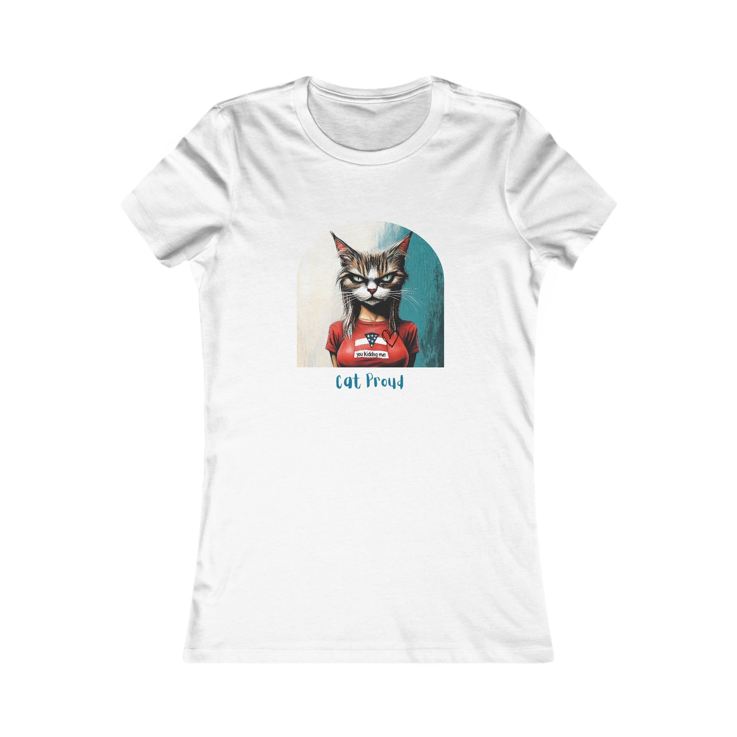 Childless Cat Lady Shirt - "Cat Proud" - T-shirt, Ladies Cut T's