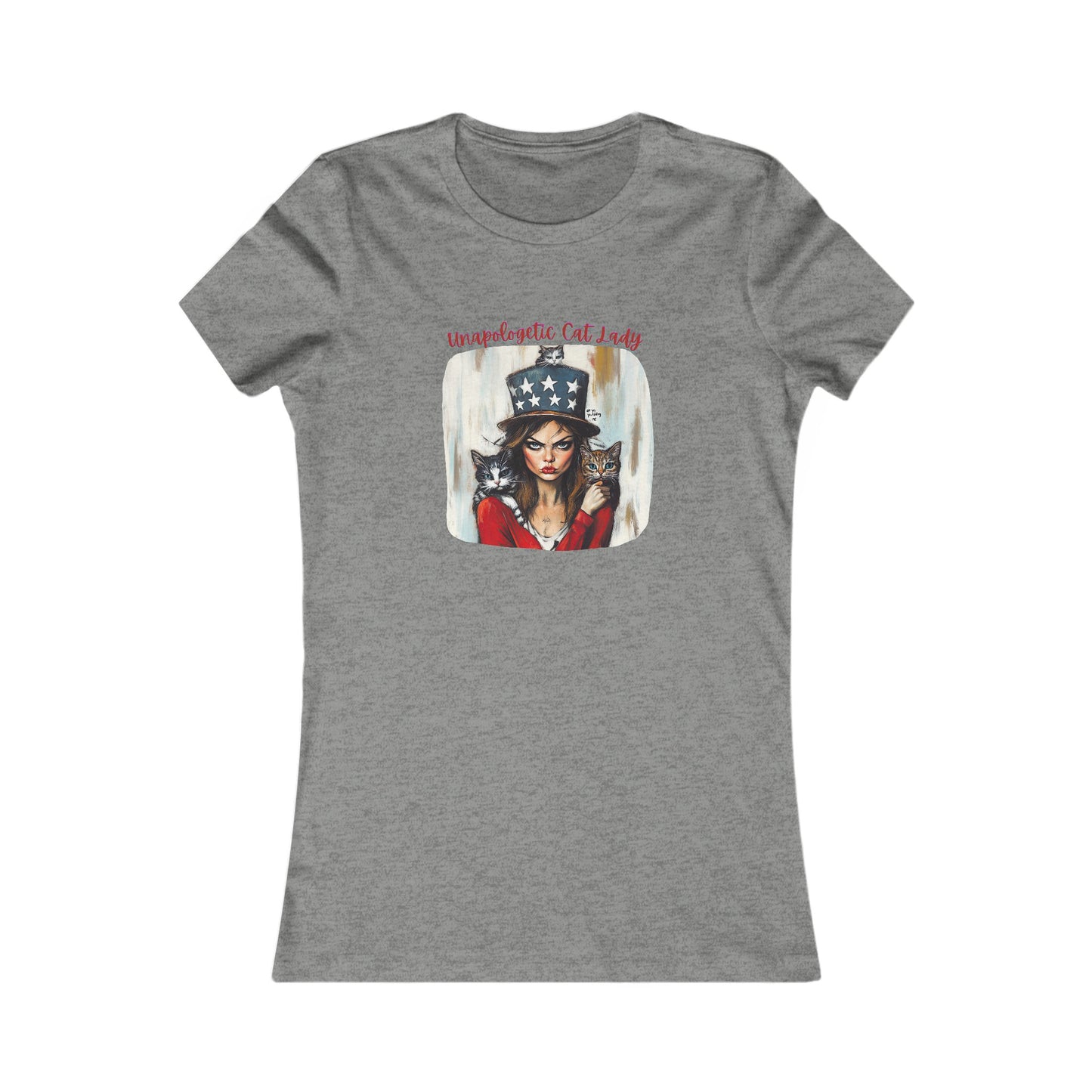 Childless Cat Lady Shirt - "Unapologetic Cat Lady" - Ladie's Cut T-Shirt, Graphic Tee