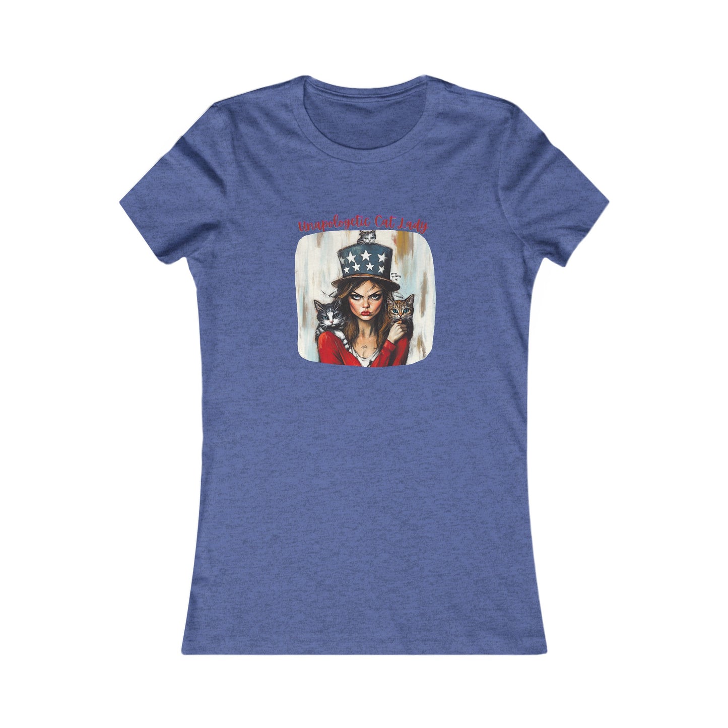 Childless Cat Lady Shirt - "Unapologetic Cat Lady" - Ladie's Cut T-Shirt, Graphic Tee