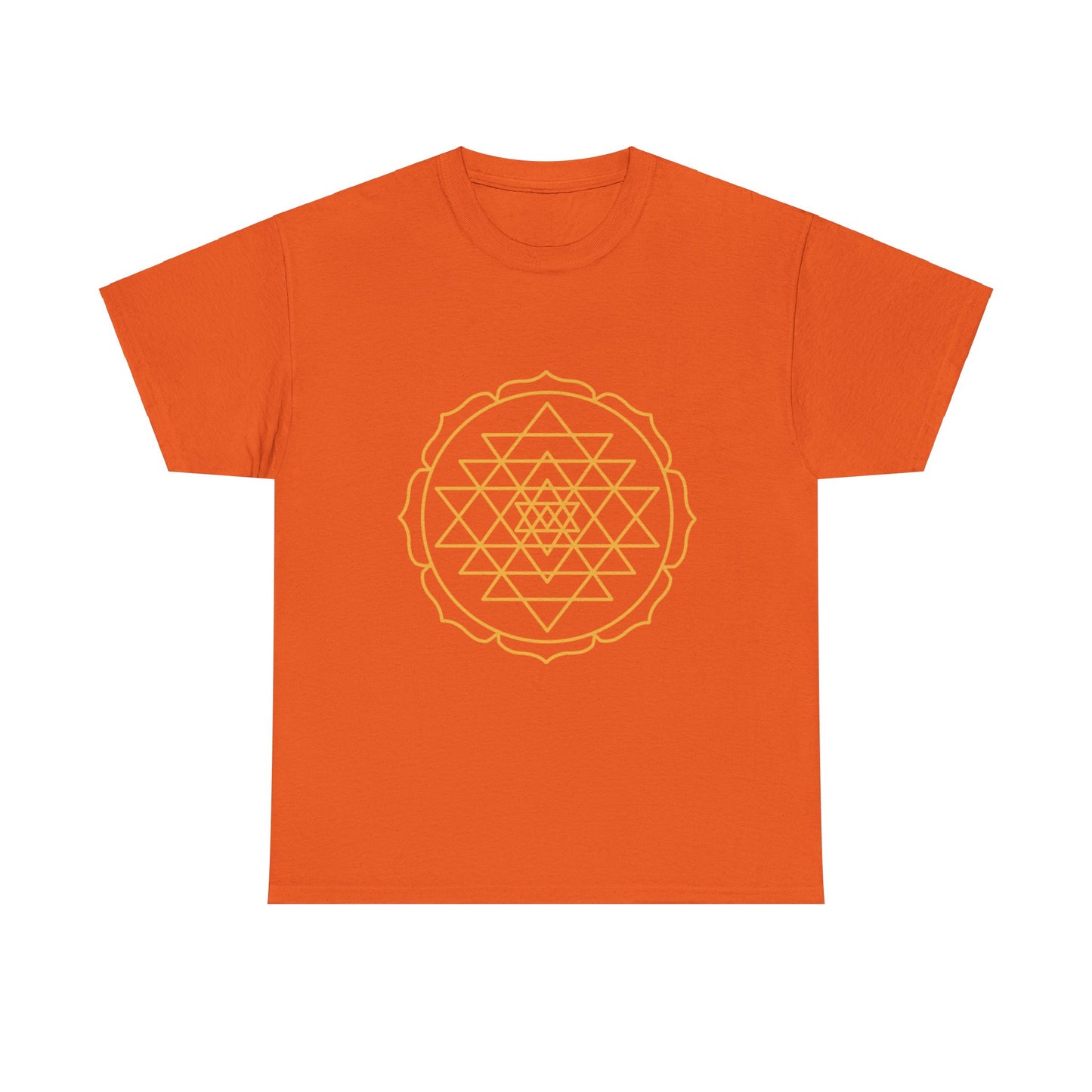 Sri Yantra, Shree Yantra, Shri Chakra Nava Chakra Shirt - Graphic Tee - Yoga, Zen, Hindu Gifts Unisex Heavy Cotton Graphic Tee T-Shirt
