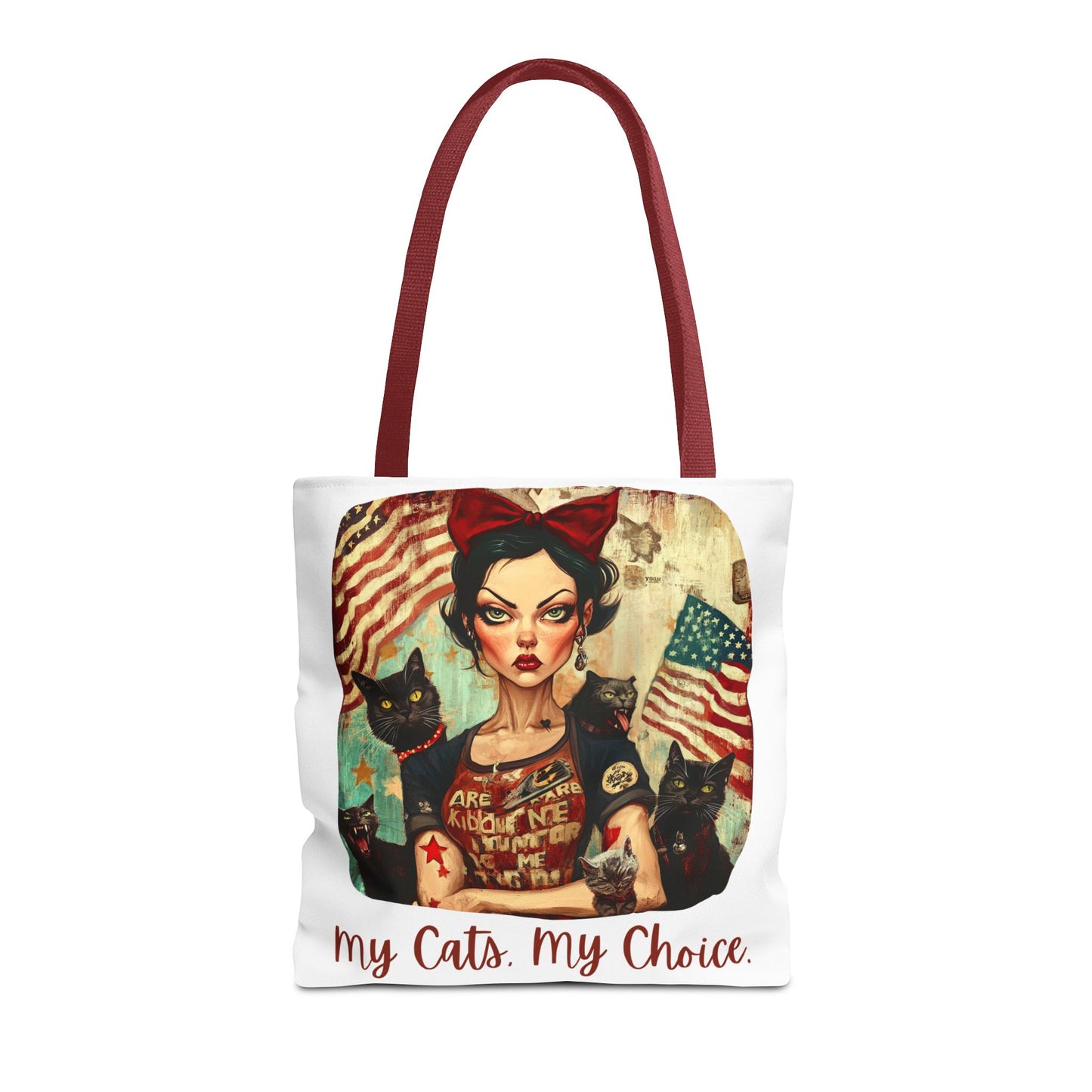 Childless Cat Lady "My Cats, My Choice" - Childless Cat Lady Tote Bag (AOP)