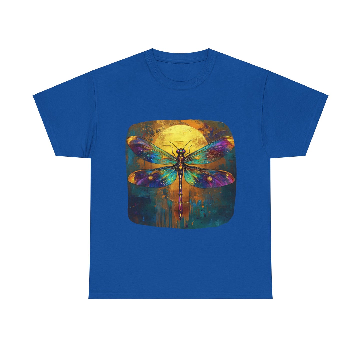 Gilded Dragonfly, Dragonfly Lover - Dragonfly Gift Unisex Heavy Cotton Tee T-Shirt