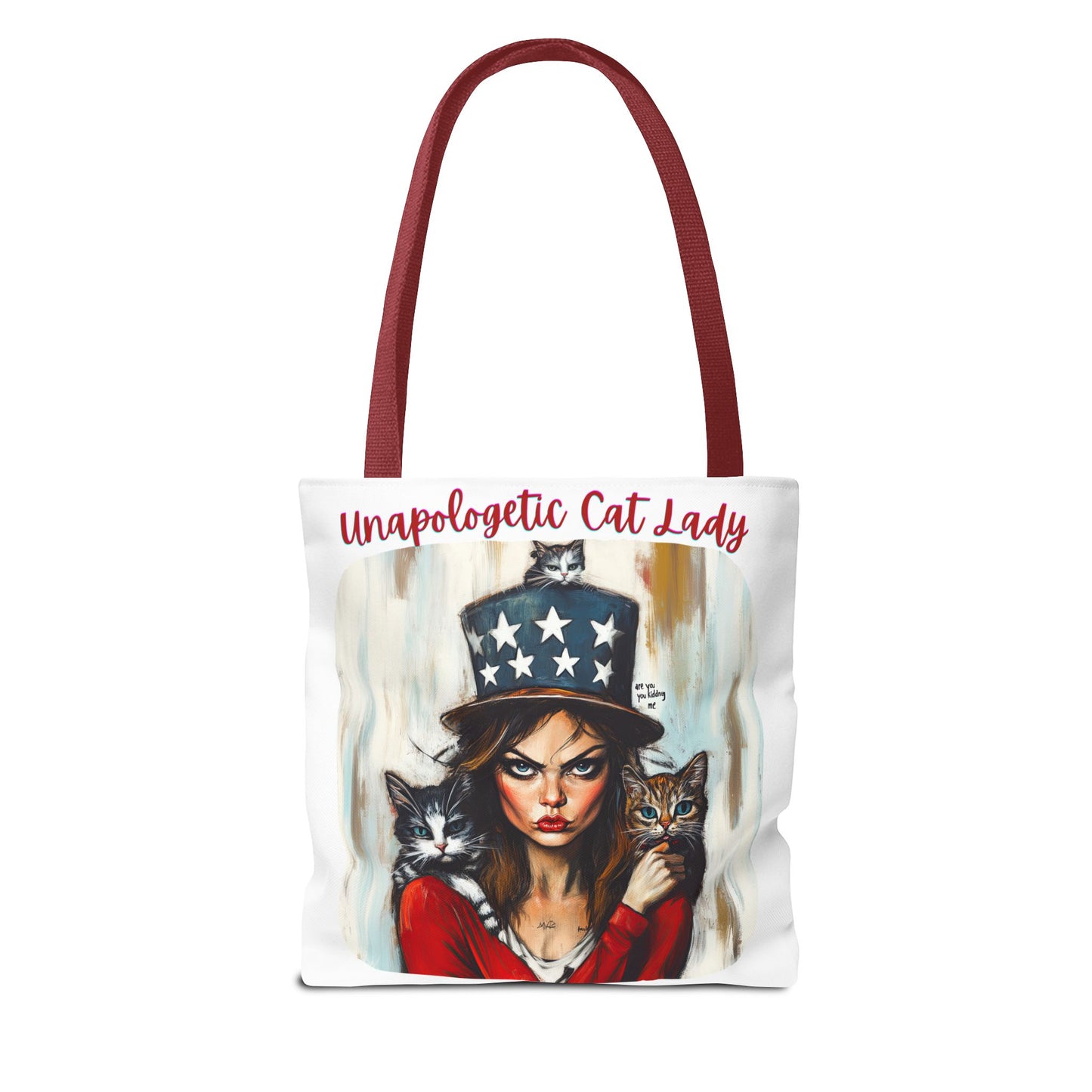 "Unapologetic Cat Lady" Childless Cat Lady Bag Childless Cat Lady Tote Bag (AOP)