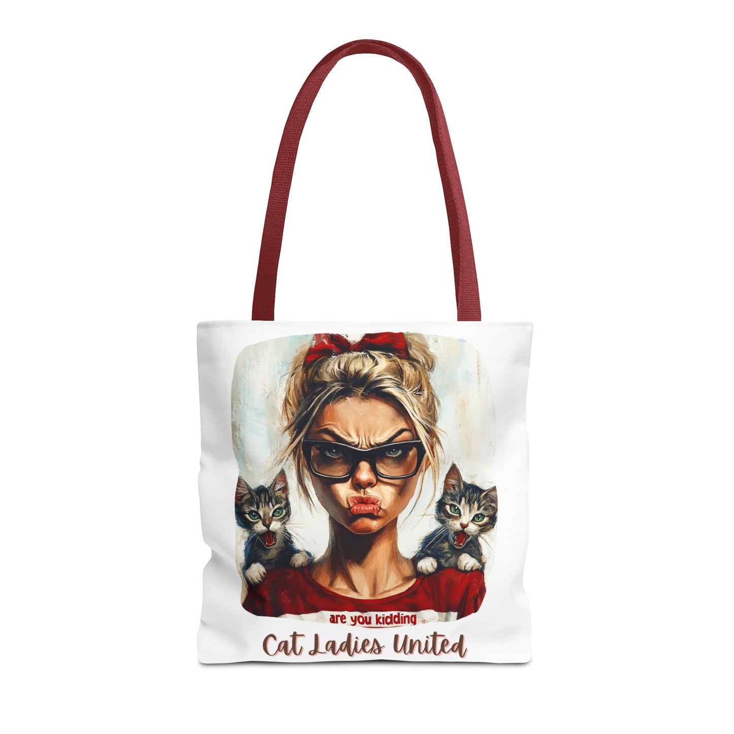 Childless Cat Lady Bag "Cat Ladies United" Childless Cat Lady Tote Bag (AOP)