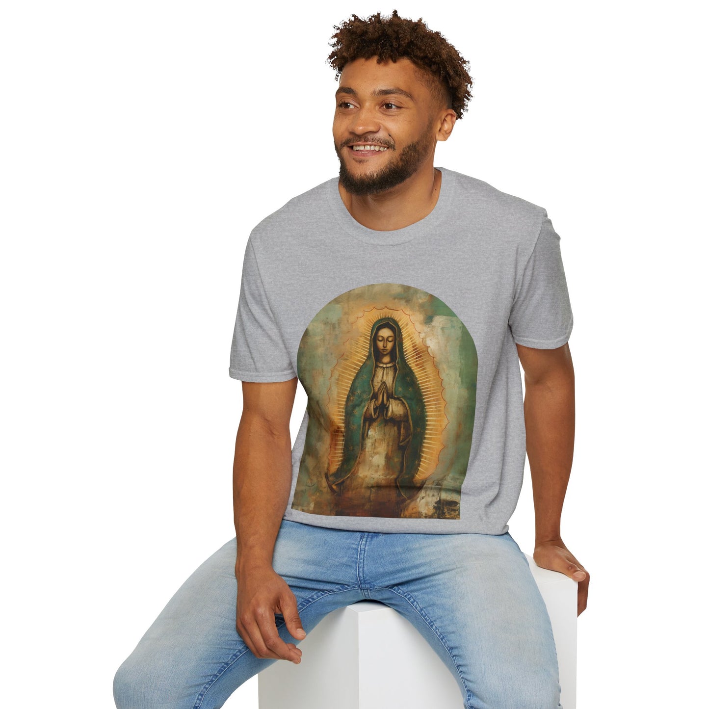 Our Lady Guadalupe Mens Woman's Unisex Shirt, Softstyle T-Shirt Tee Teeshirt