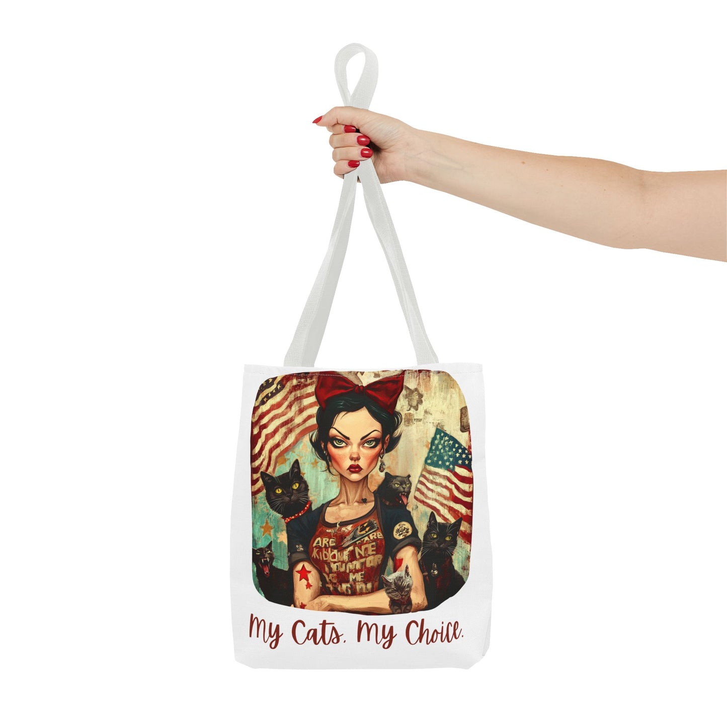 Childless Cat Lady "My Cats, My Choice" - Childless Cat Lady Tote Bag (AOP)