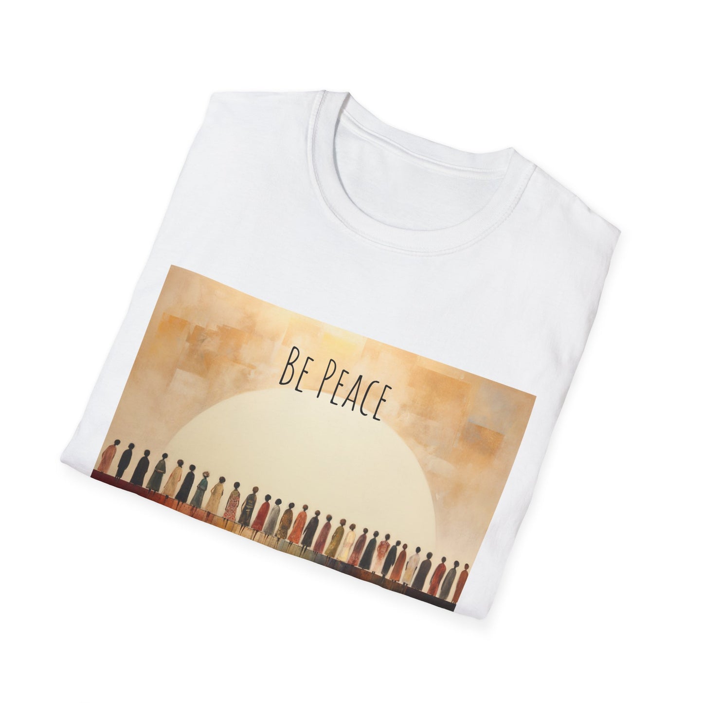 Peace Gift, Be Peace, Unisex Jersey Short Sleeve Tee Shirt, Peace on Earth Softstyle T-Shirt