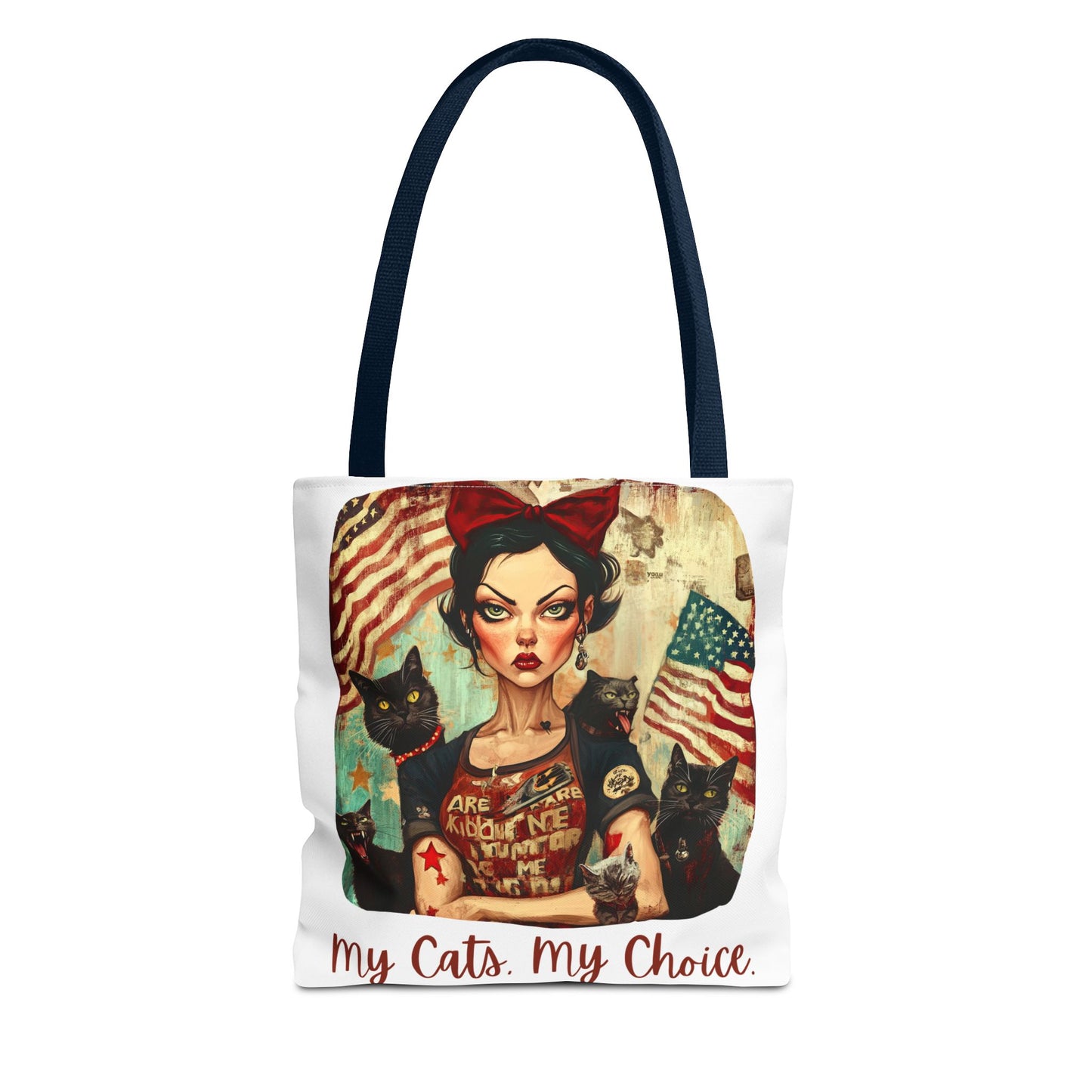 Childless Cat Lady "My Cats, My Choice" - Childless Cat Lady Tote Bag (AOP)