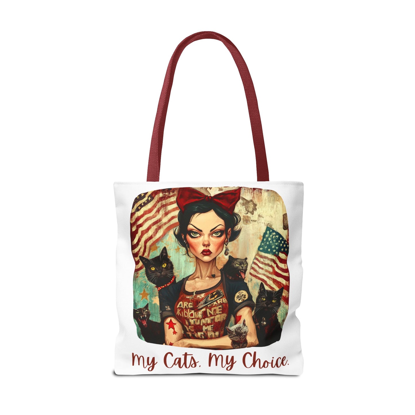 Childless Cat Lady "My Cats, My Choice" - Childless Cat Lady Tote Bag (AOP)