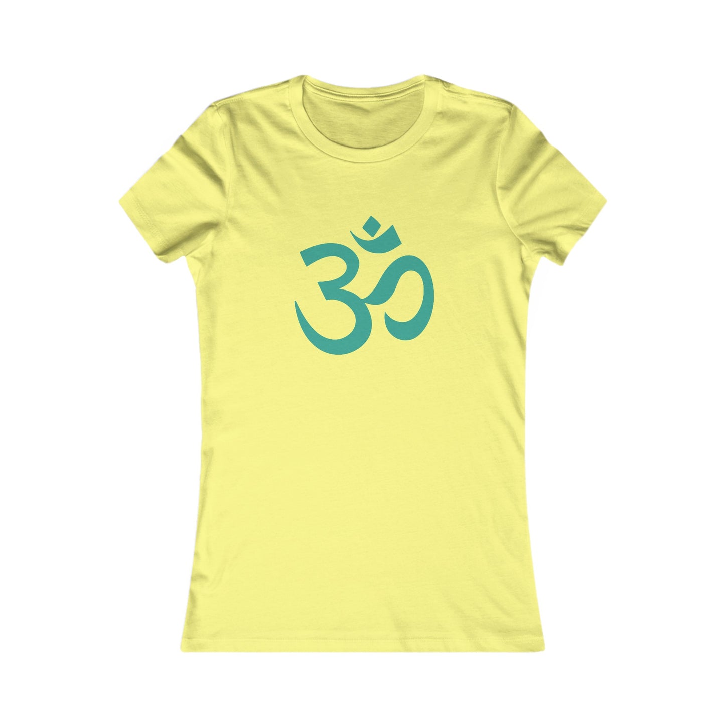 Teal Turquoise Om Ohm Yoga Meditation Shirt, Yoga Tees, Yoga Graphic T-shirt, Ladies Cut Graphic Tees