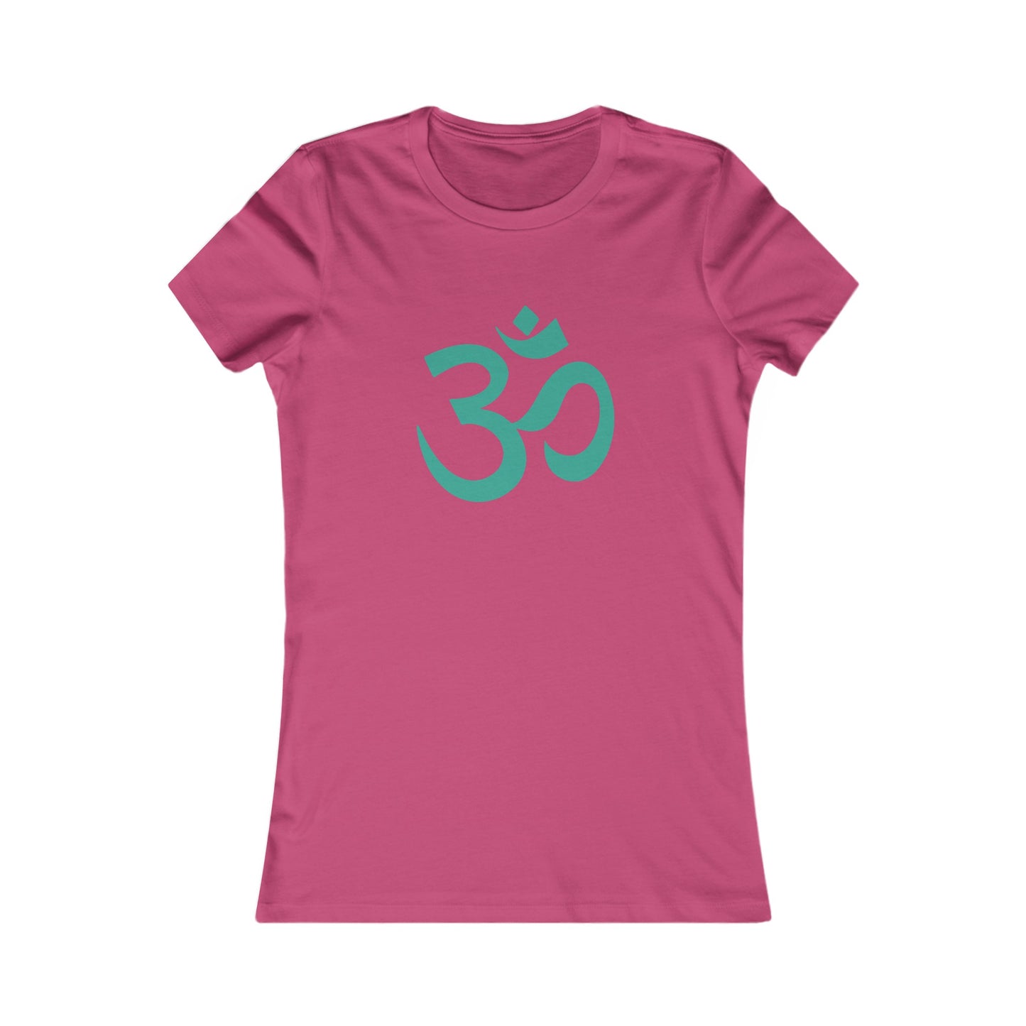 Teal Turquoise Om Ohm Yoga Meditation Shirt, Yoga Tees, Yoga Graphic T-shirt, Ladies Cut Graphic Tees