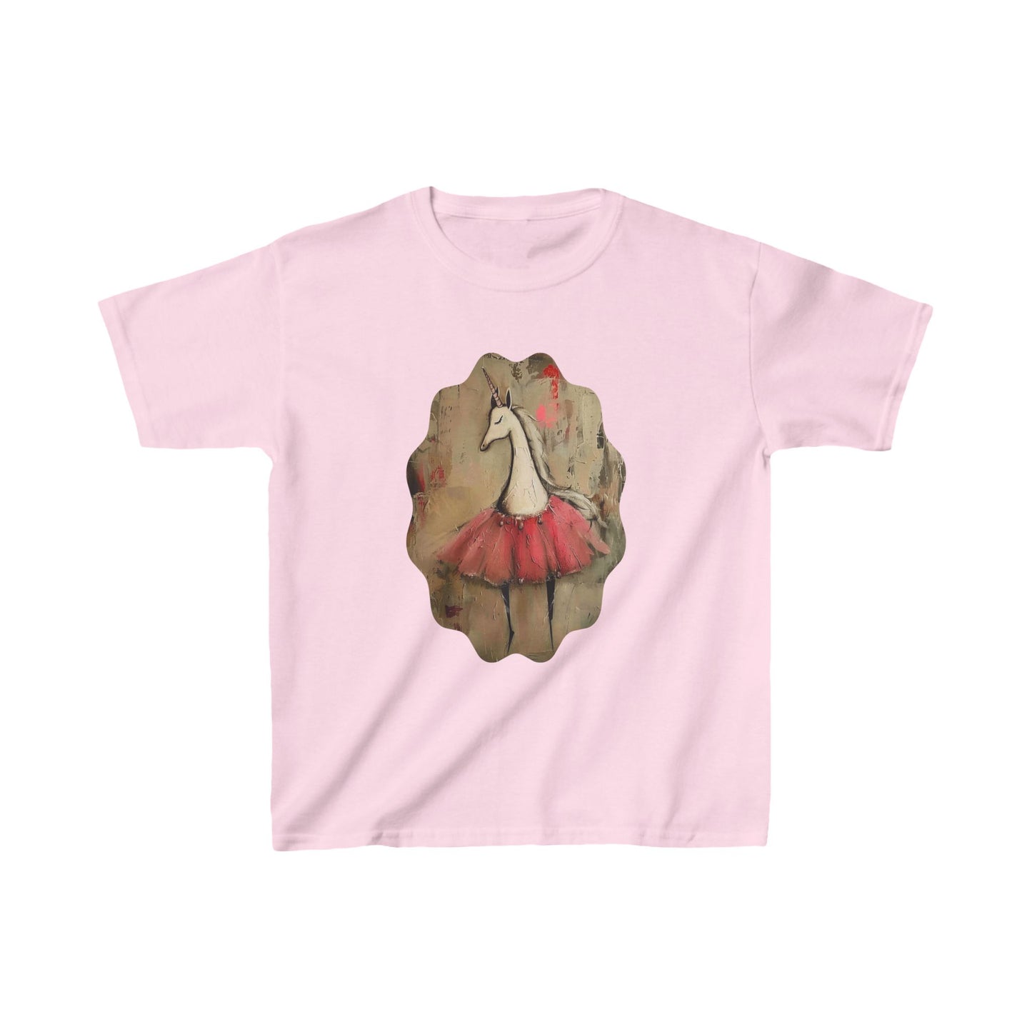 Ballerina Unicorn Graphic Tee- Kids Graphic Tee - Pink Unicorn Design for Young Adventurers and Ballerina Dancers