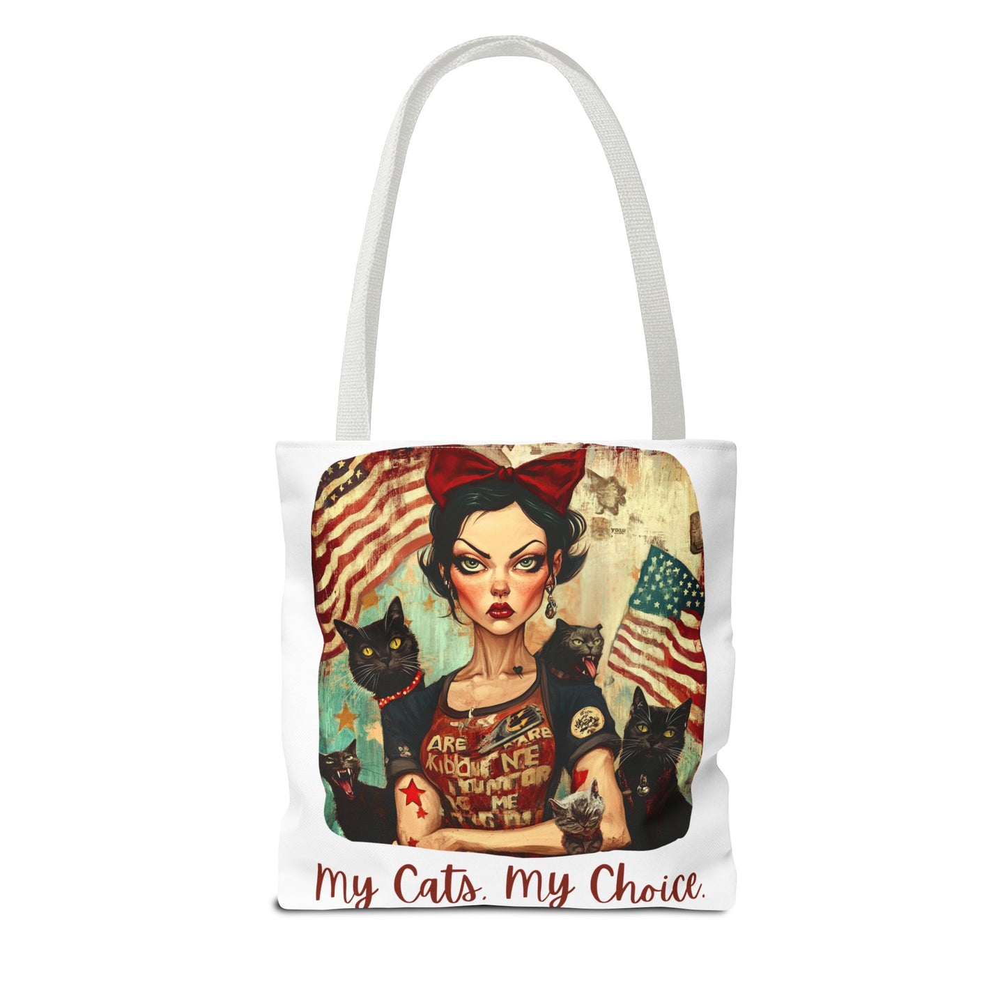 Childless Cat Lady "My Cats, My Choice" - Childless Cat Lady Tote Bag (AOP)