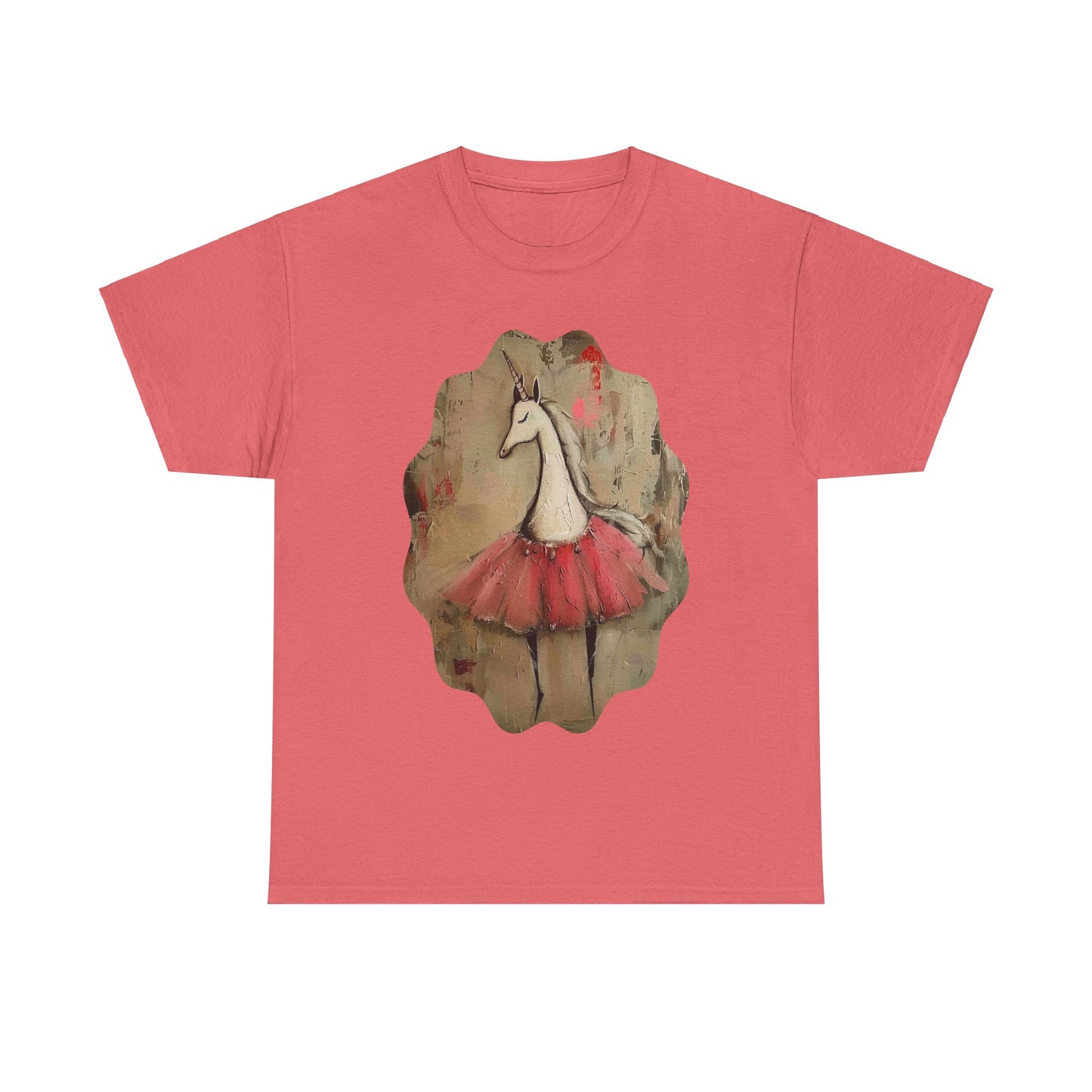 Ballerina Unicorns (Ver 3) Unicorn Lovers Graphic Tee Unisex Heavy Cotton Tee T-Shirt