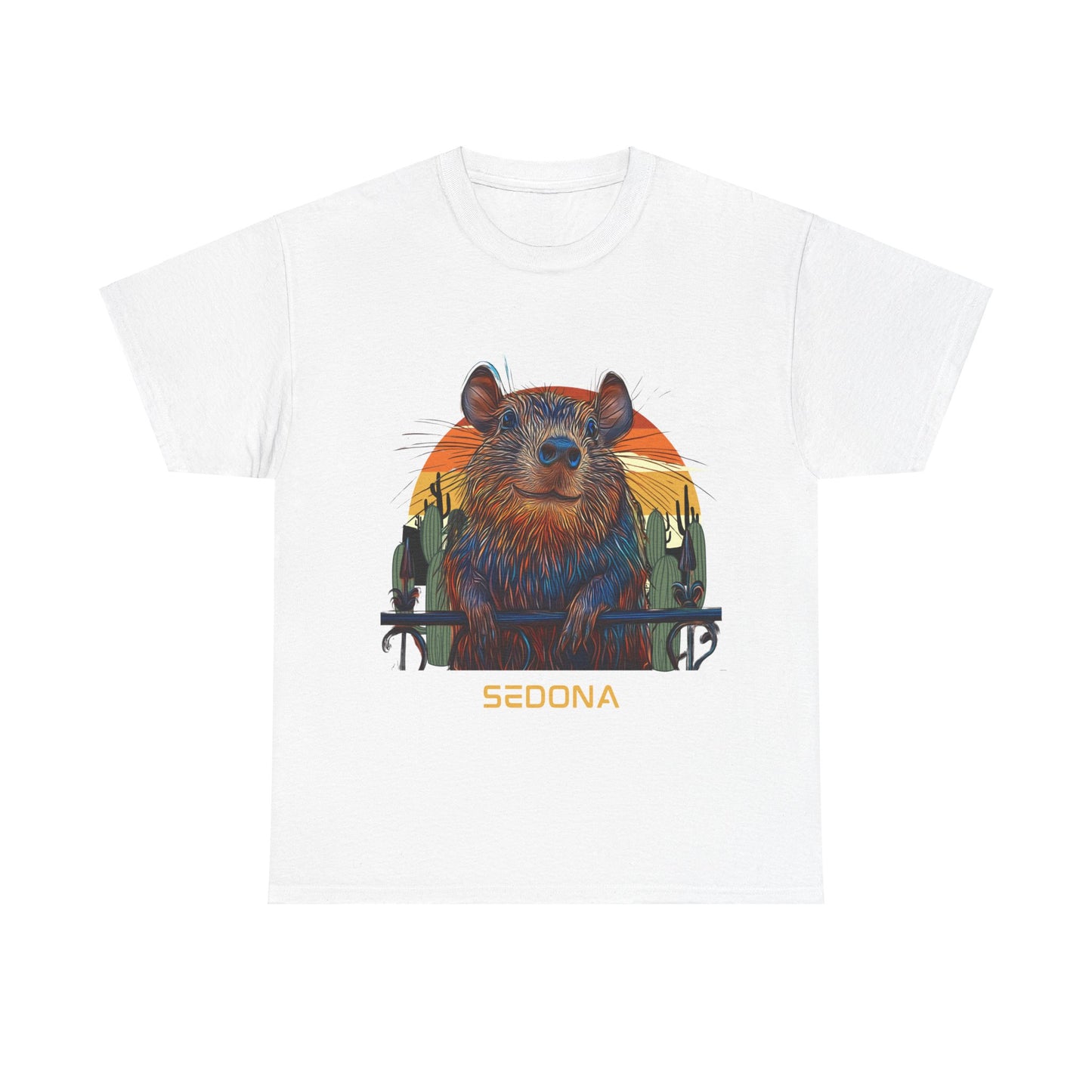 Javelina "Sedona" - Javelina for Sedona and Arizona Shirt, Javelina Lover Unisex Heavy Cotton Tee T-Shirt