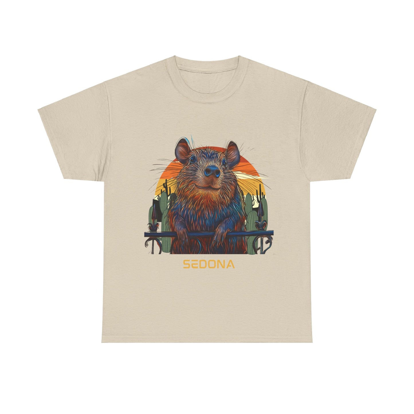 Javelina "Sedona" - Javelina for Sedona and Arizona Shirt, Javelina Lover Unisex Heavy Cotton Tee T-Shirt