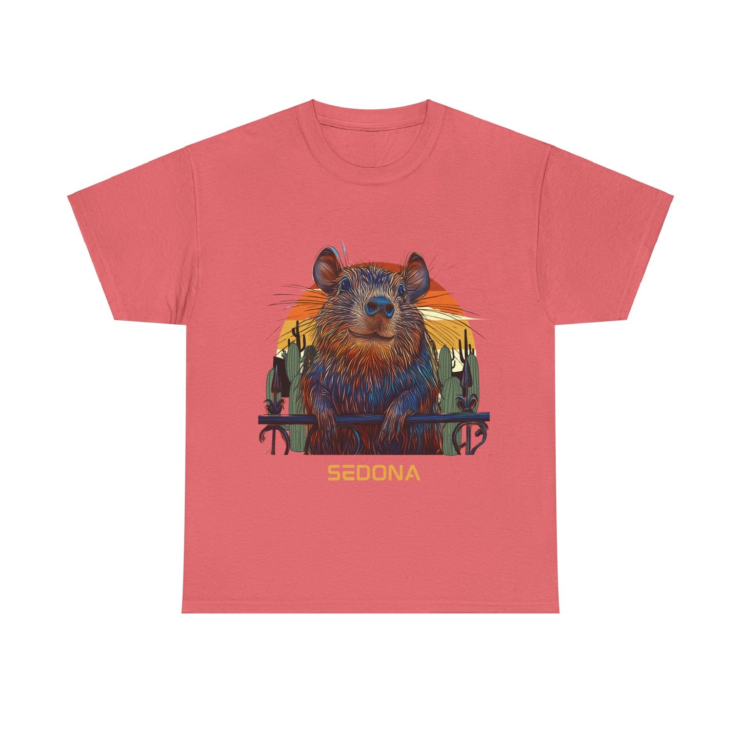 Javelina "Sedona" - Javelina for Sedona and Arizona Shirt, Javelina Lover Unisex Heavy Cotton Tee T-Shirt