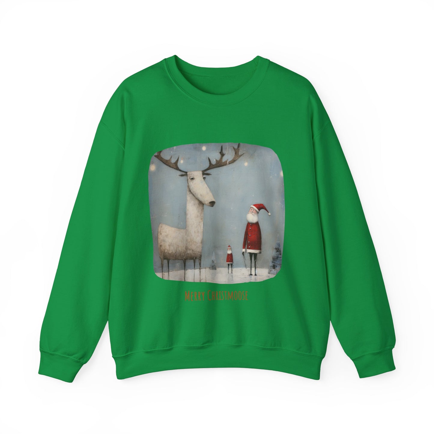 Merry Christmoose, Moose Holiday Sweatshirt, Moose Lovers Gift, Canada, Northern US Christmas Shirt Unisex Sweatshirt Sweat Shirt