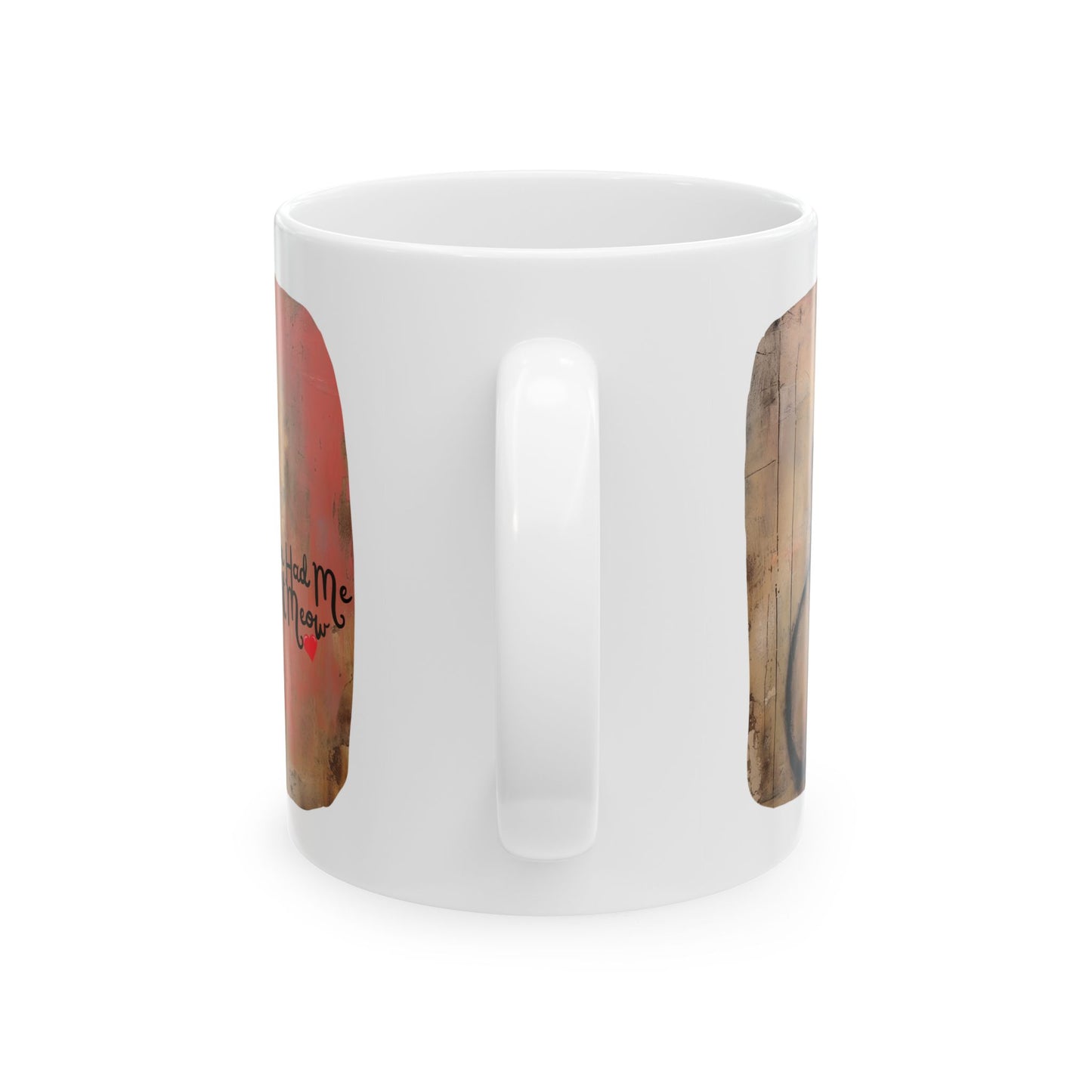 You Had Me At Meow V.4 Valentine's Day Printed Ceramic Mug 11oz
