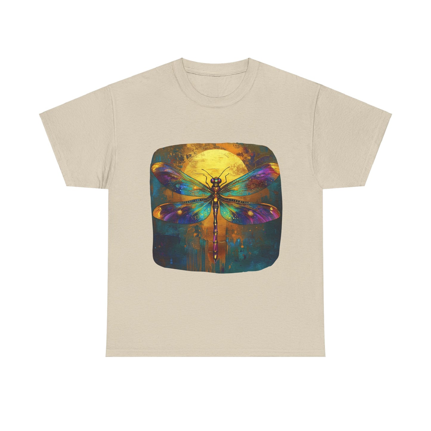 Gilded Dragonfly, Dragonfly Lover - Dragonfly Gift Unisex Heavy Cotton Tee T-Shirt