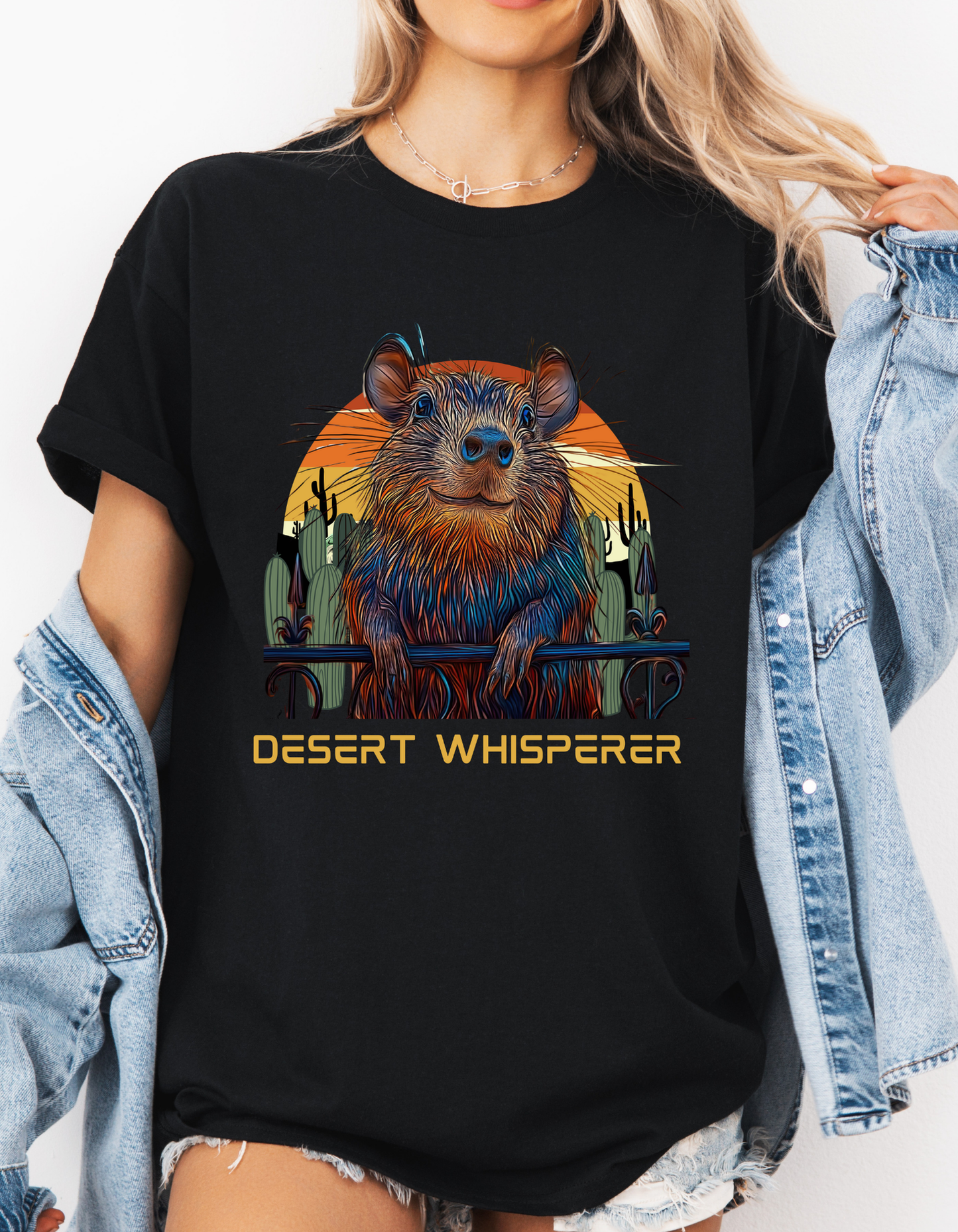 Javelina "Desert Whisperer" - Sedona and Arizona Shirt, Javelina Lover Unisex Heavy Cotton Tee T-Shirt