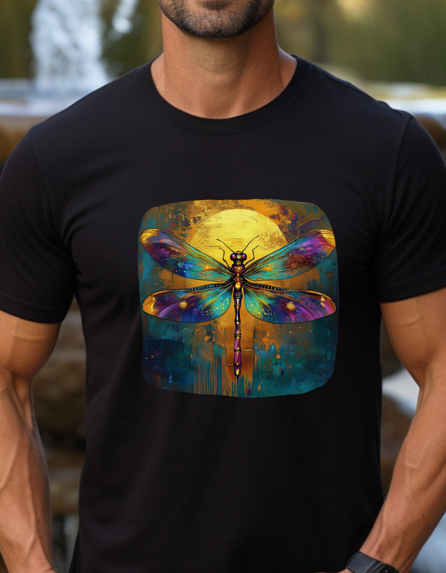 Gilded Dragonfly, Dragonfly Lover - Dragonfly Gift Unisex Heavy Cotton Tee T-Shirt