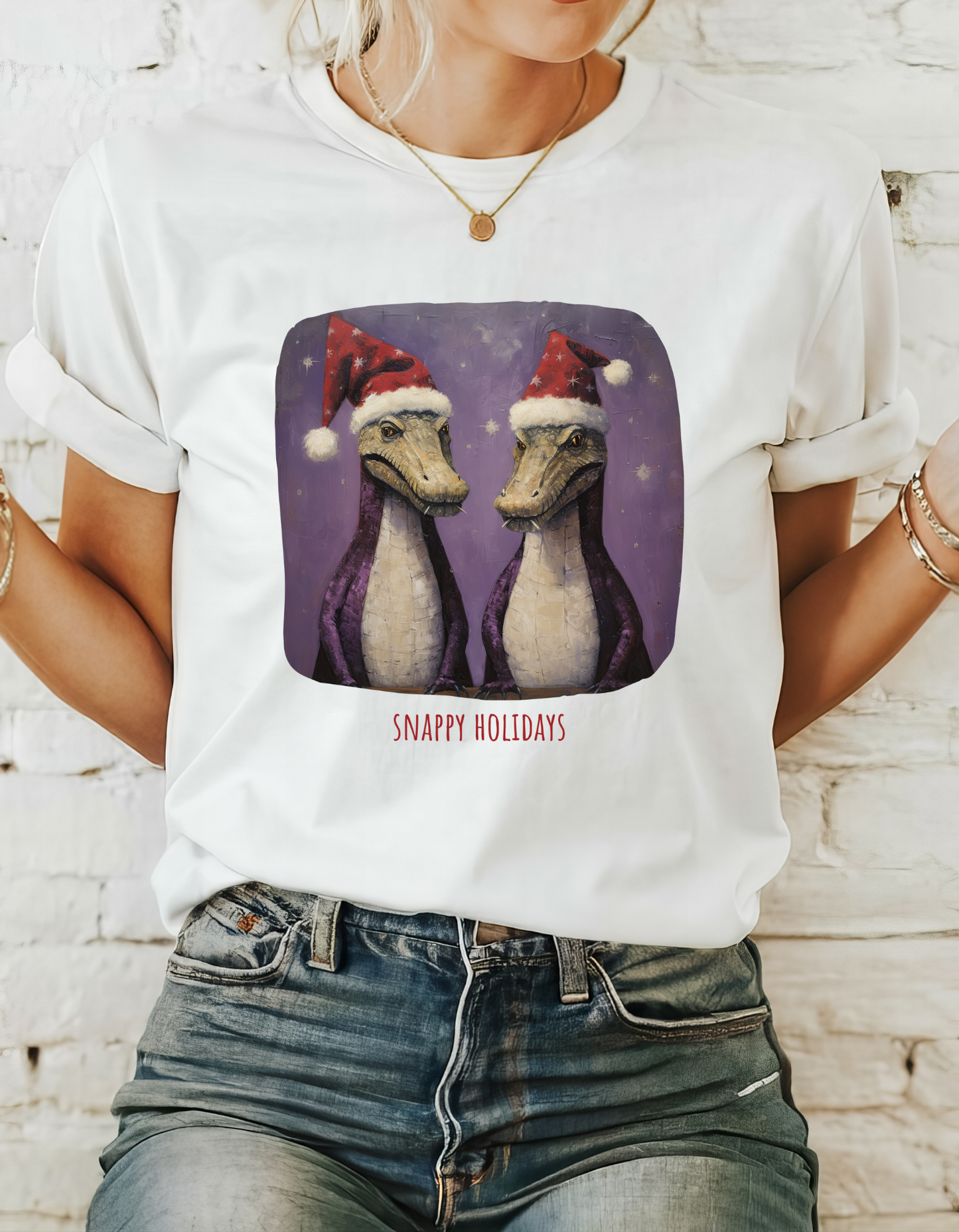 Florida Gator Christmas, Holiday Alligator Shirt Unisex Tee Shirt, T-Shirt Sailing Gift Softstyle T-Shirt Tee Teeshirt Florida Christmas Shirt Gift