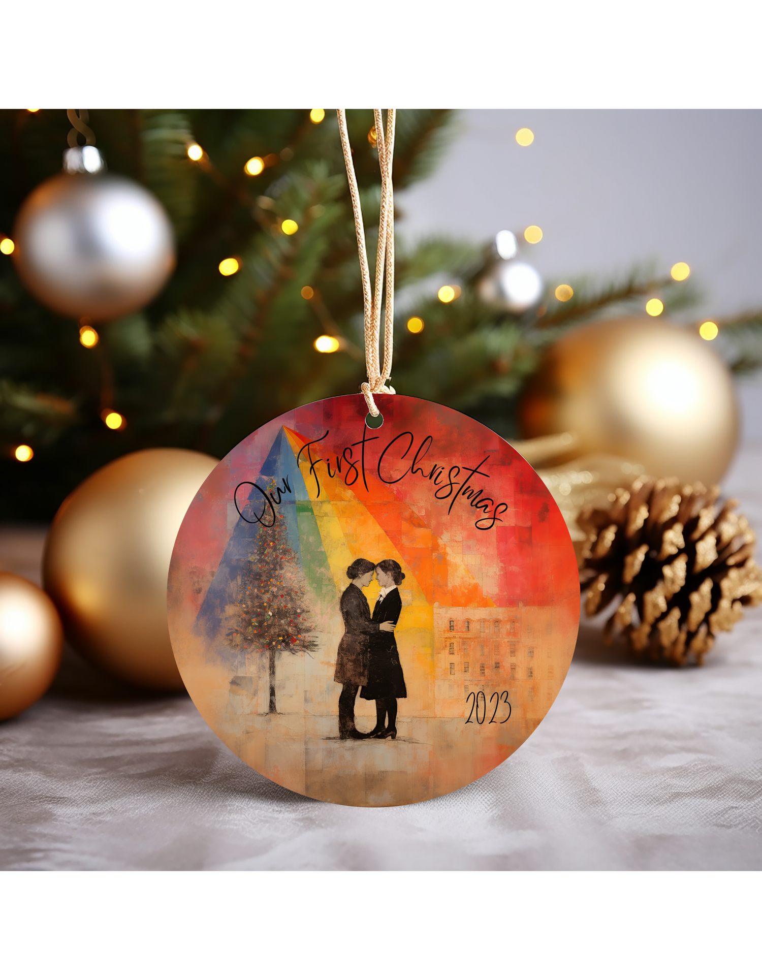 LGBTQ+ Holiday Tree Ornament