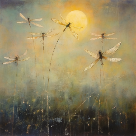 Dragonfly Wall Art Painting