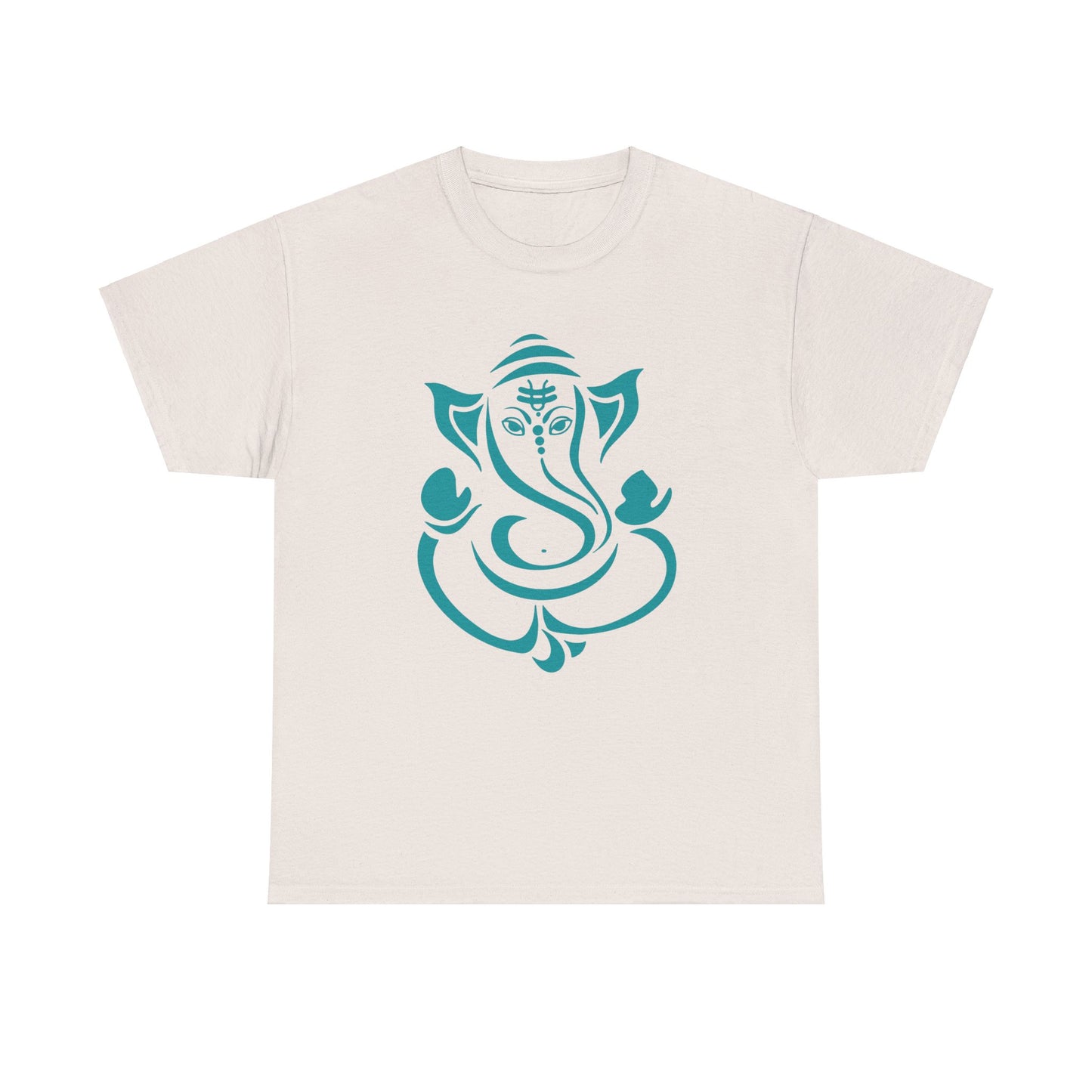 Copy of Ganesha, Remover of Obstacles. Cutout Ganesha Yoga, Zen, Hindu Gifts Unisex Heavy Cotton Tee T-Shirt