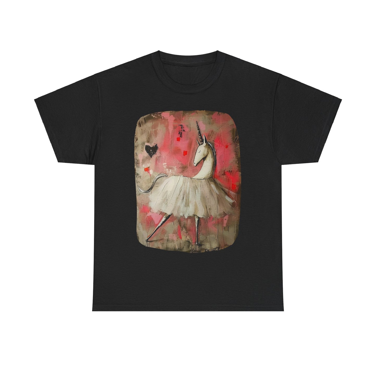 Ballerina Unicorns! Unicorn Lovers Graphic Tee Unisex Heavy Cotton Tee T-Shirt