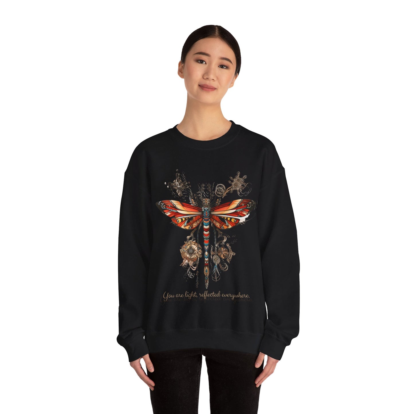 Dragonfly Shirt, Dragon Fly Lovers Gift - inspirational Unisex Long Sleeve Jersey Cotton Shirt Mens Women's Sweatshirt Sweat Shirt