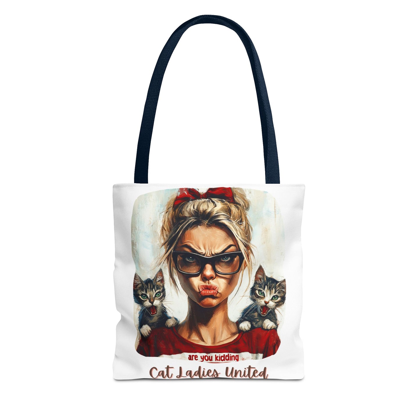 Childless Cat Lady Bag "Cat Ladies United" Childless Cat Lady Tote Bag (AOP)