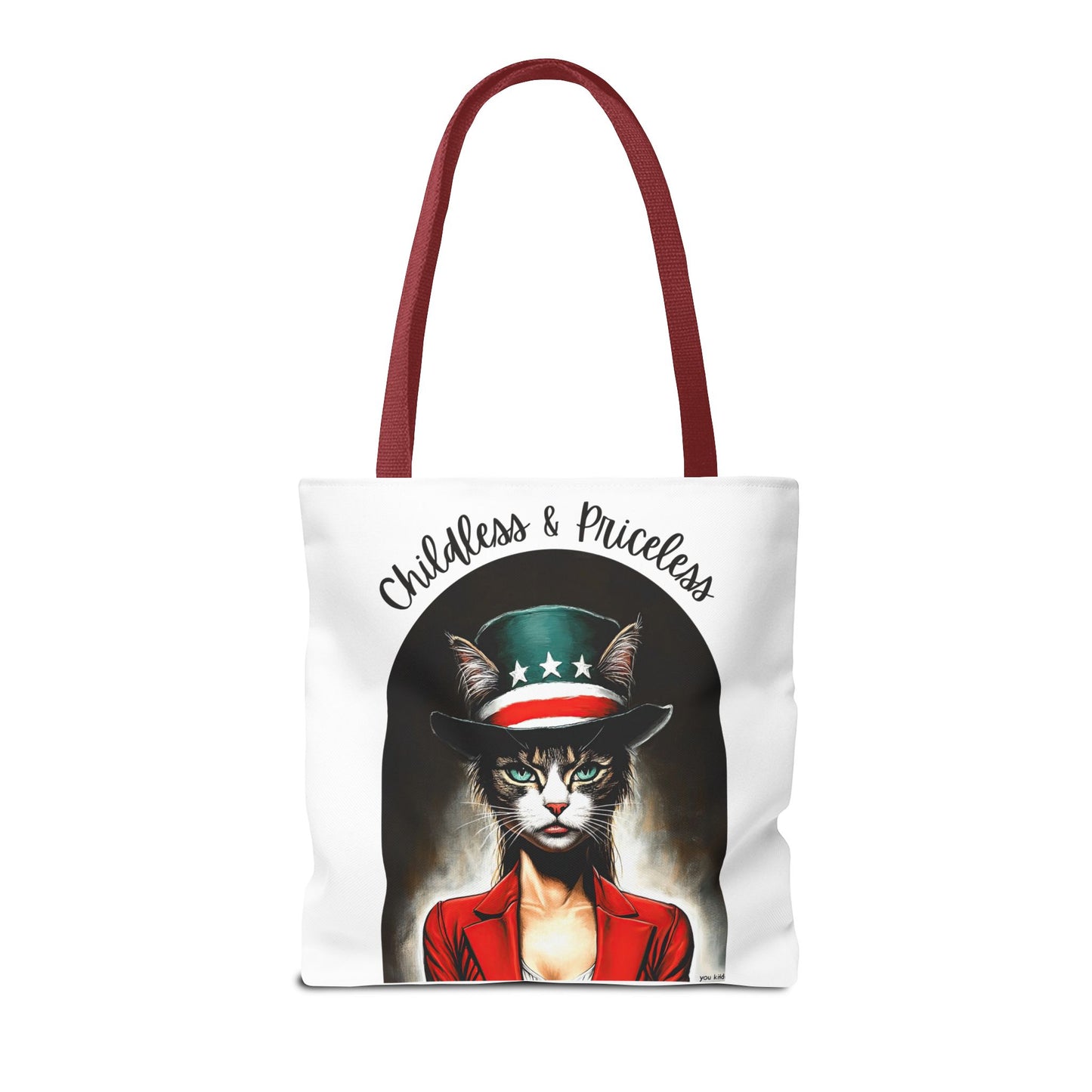Childless and Priceless. Proud Cat, Childless Cat Lady Tote Bag (AOP)
